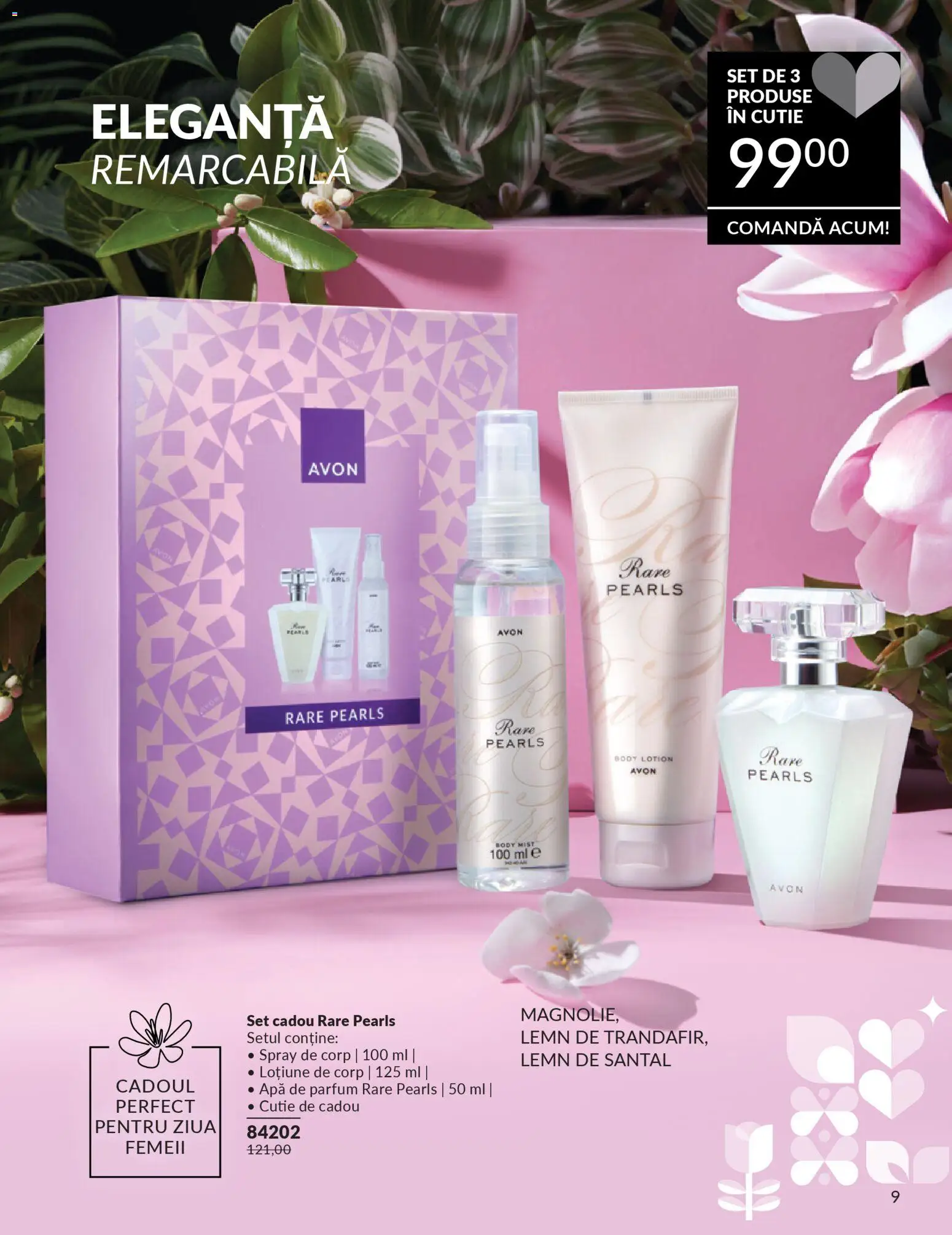 Noul catalog Avon – valabil de la 01.02.2026 | Pagină: 9 | Produse: Apă de parfum, Body, Cutie, Parfum