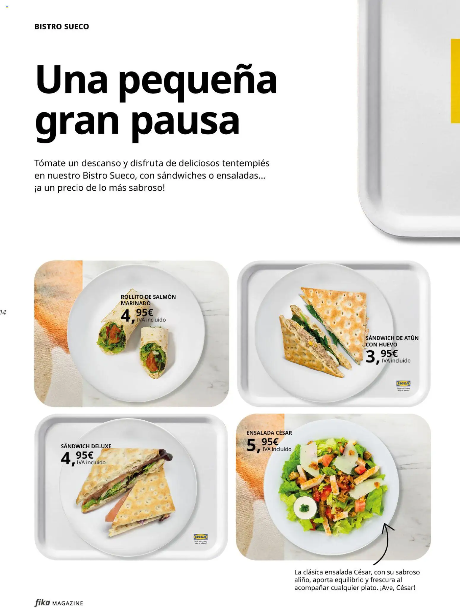Catálogo IKEA Fika │ válido desde el 01.04.2026 | Página: 14 | Productos: Ensalada