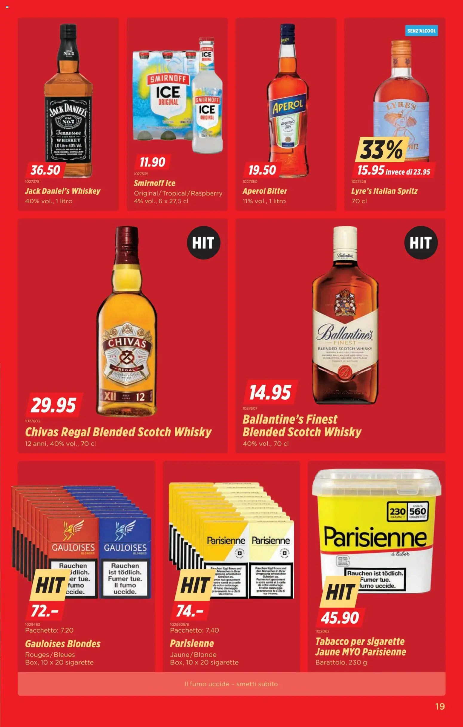 Denner Aktionen IT – gültig ab 25.11.2025 | Seite: 19 | Produkte: Regal, Whiskey