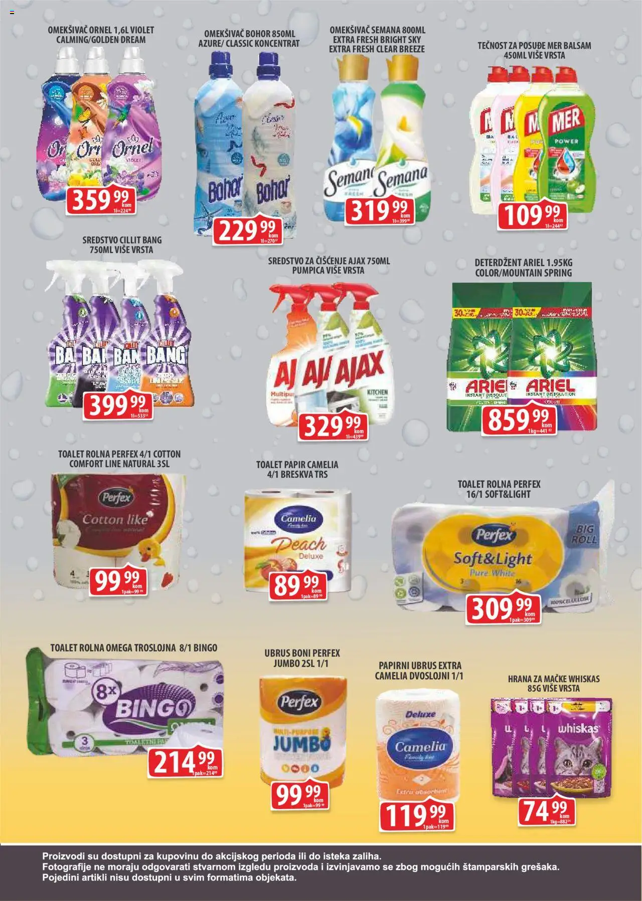 Fortuna Market katalog - važi od 12.09.2025 | Strana: 16 | Proizvode: Hrana za mačke, Breskva, Whiskas, Ajax