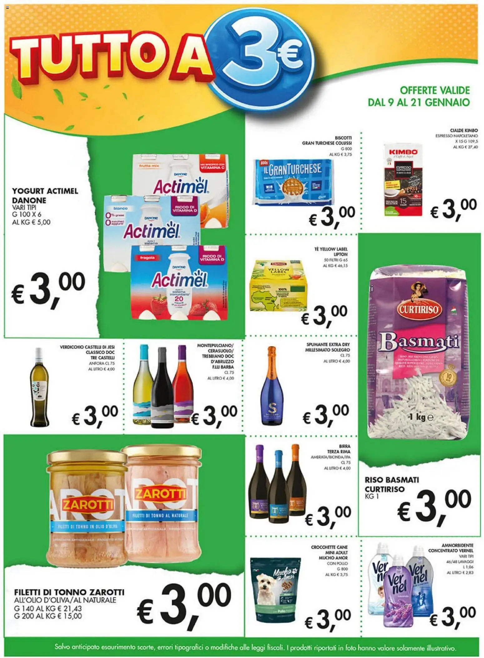 Volantino Coal del 09.01.2026 | Pagina: 5 | Prodotti: Riso Basmati, Biscotti, Crocchette, Tonno