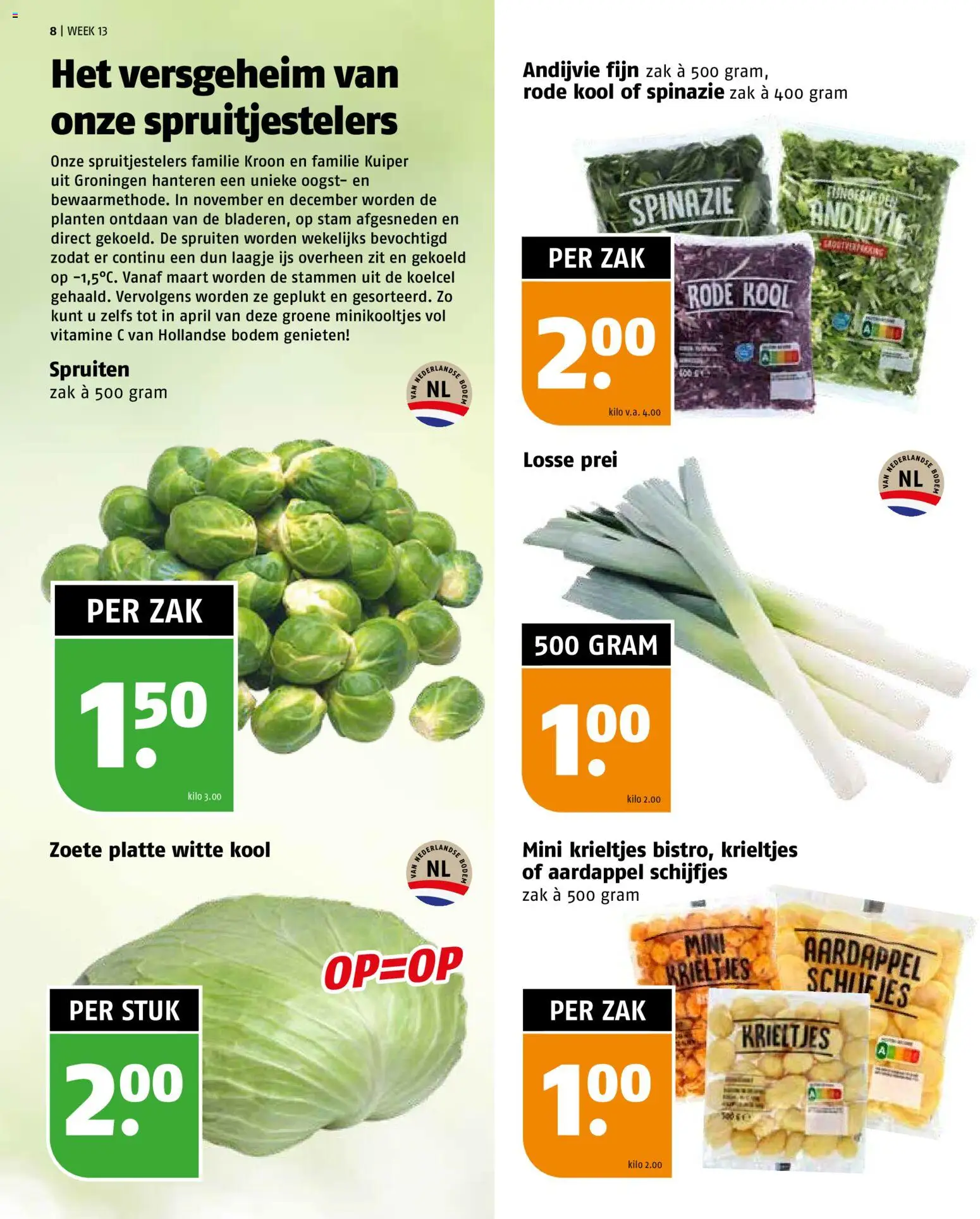 {H1} | Pagina: 8 | Producten: Aardappel, Krieltjes, Philadelphia krémsajt, Zak