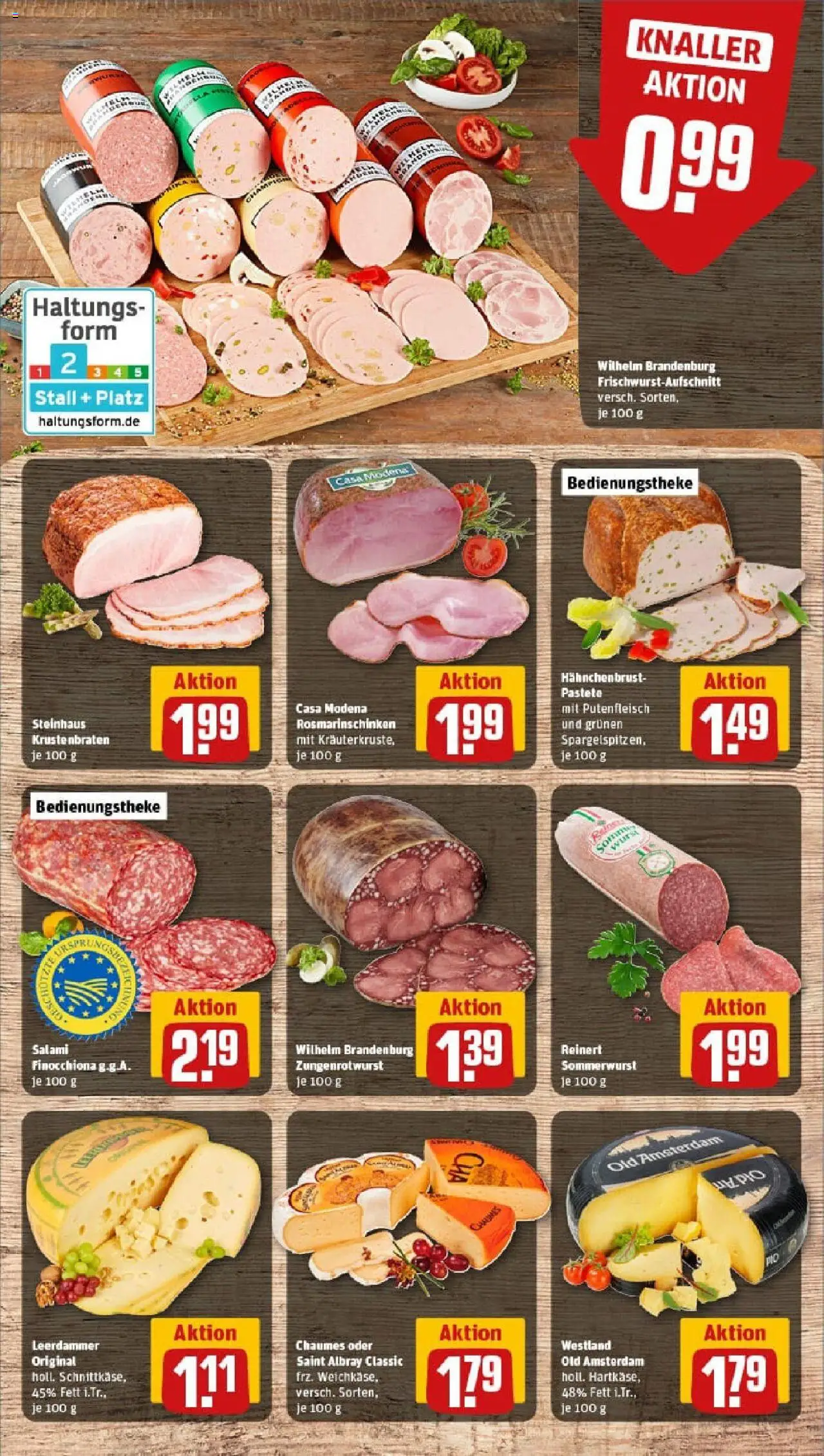 Rewe prospekt Kleinostheim	 – gültig ab 01.09.2025 | Seite: 11 | Produkte: Leerdammer, Wurst, Salami, Hahnchenbrust