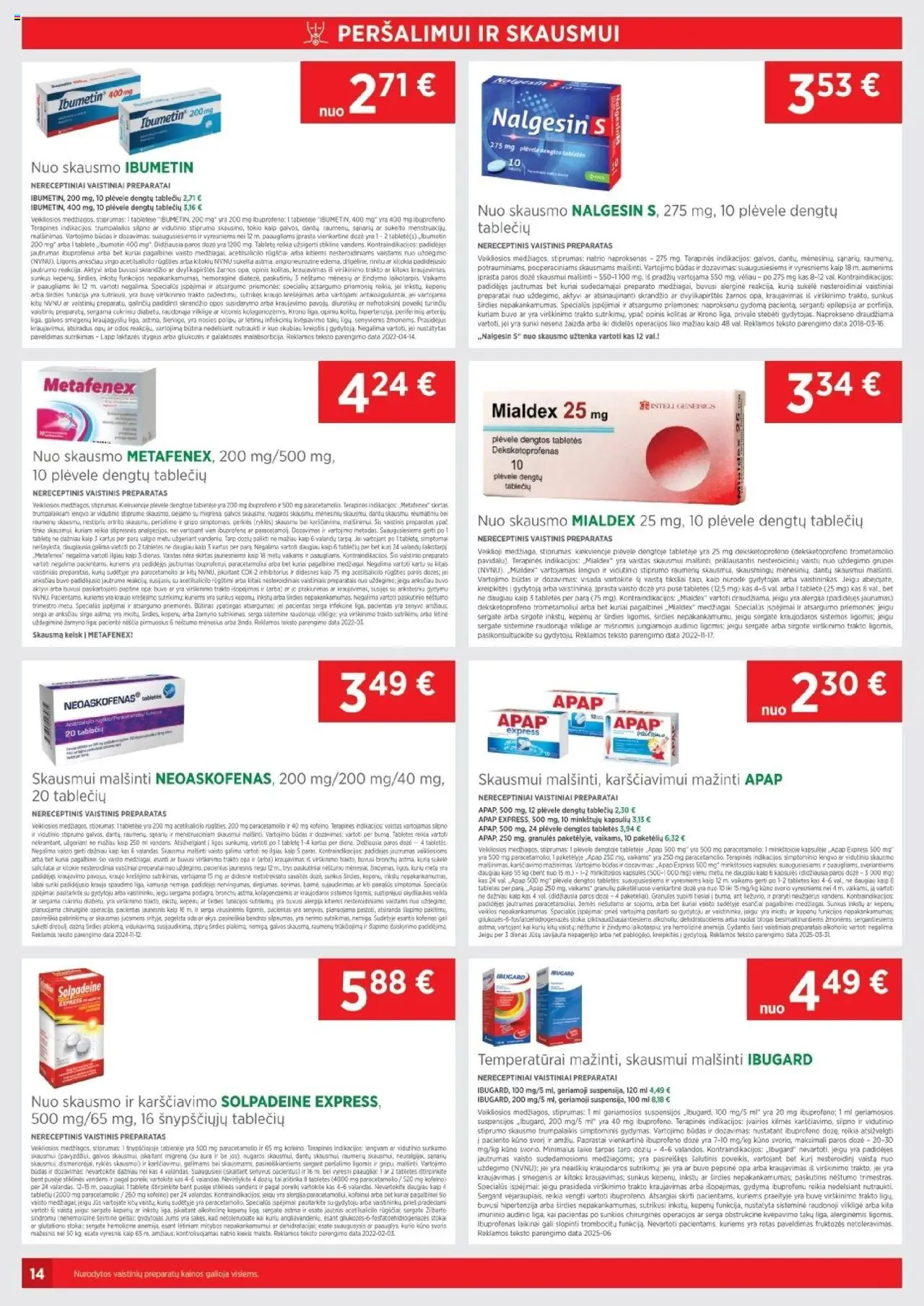 EUROVAISTINĖ akcijos nuo 01.09.2025 | Puslapis: 14 | Prekių: Bendras