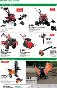 Pré-visualização BricoMarché F04 JardimPetShop válido de 12.03.2026 | Página: 8 | Produtos: Motoenxada, Aspirador