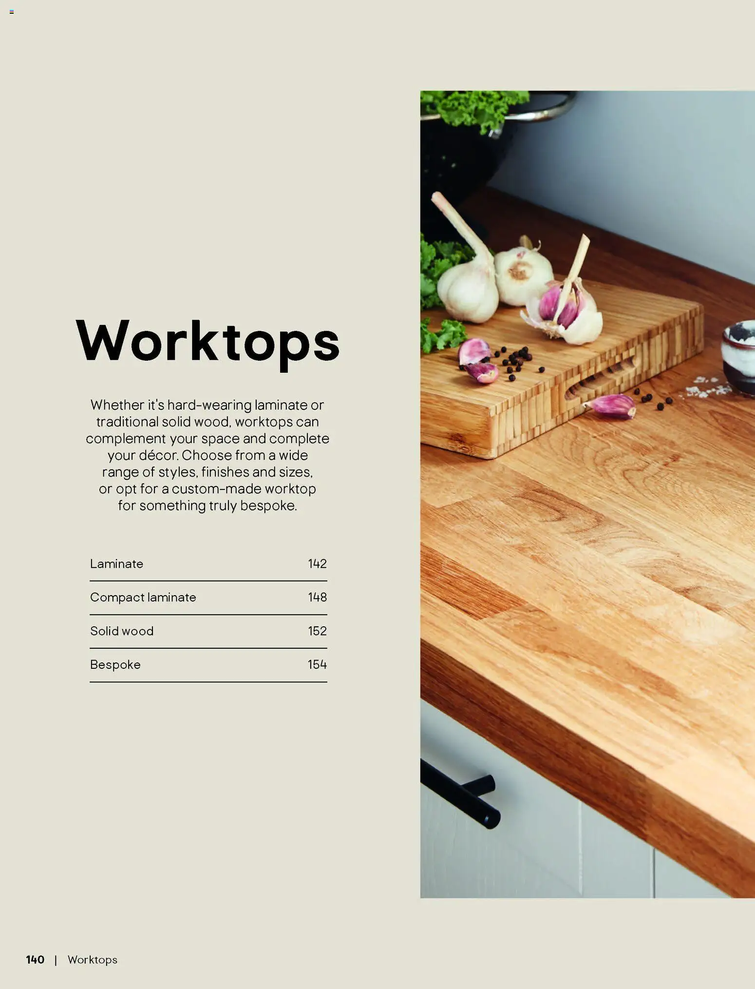 {H1} | Page: 140 | Products: Compact laminate, Worktop