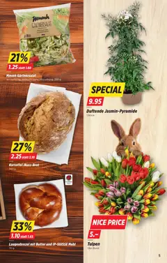 Laugenbrezel mit Butter und IP-SUISSE Mehl, 70 g ab 19.03.2026 gültig | Seite: 5 | Produkte: Mehl, Butter