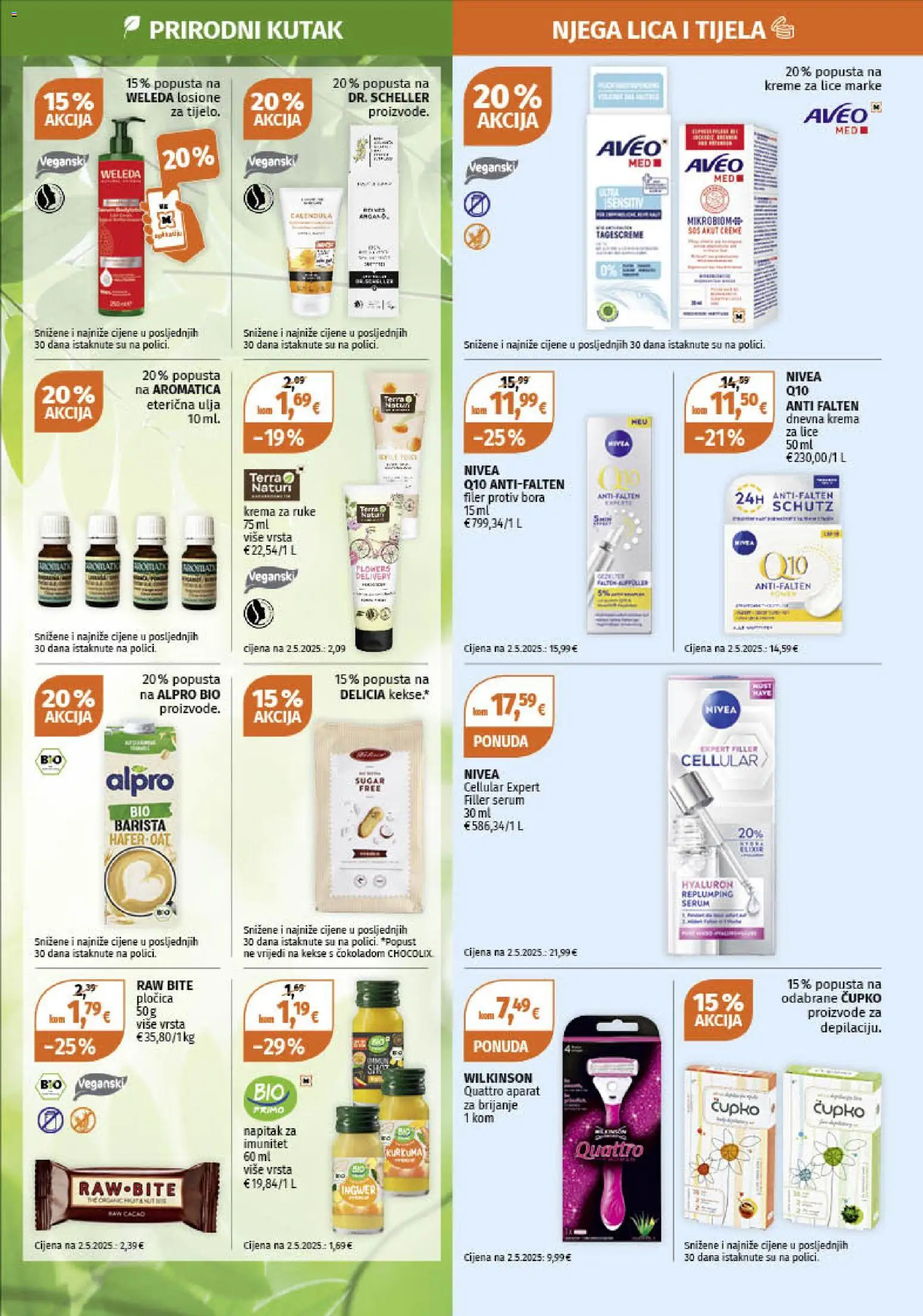 Müller katalog | vrijedi od 27.10.2025 | Stranica: 3 | Proizvodi: Krema za lice, Keksi, Nivea, Kurkuma