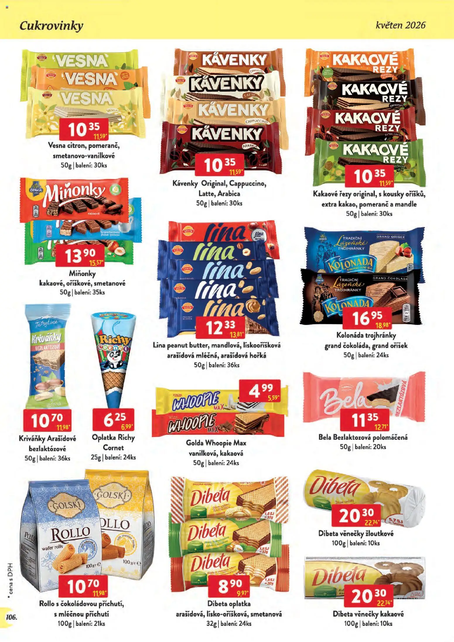 Astur & Qanto leták - Velkoobchod 05/2026 od 01.05.2026 | Strana: 106 | Produkty: Čokoláda, Mandle, Cappuccino, Kakao