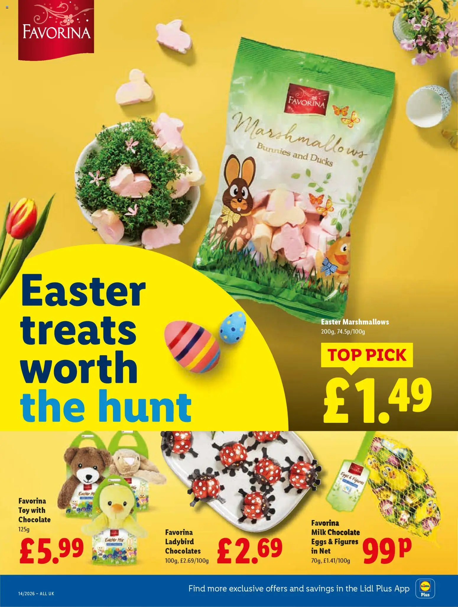 {H1} | Page: 14 | Products: Toy, Milk, Eggs, Chocolate