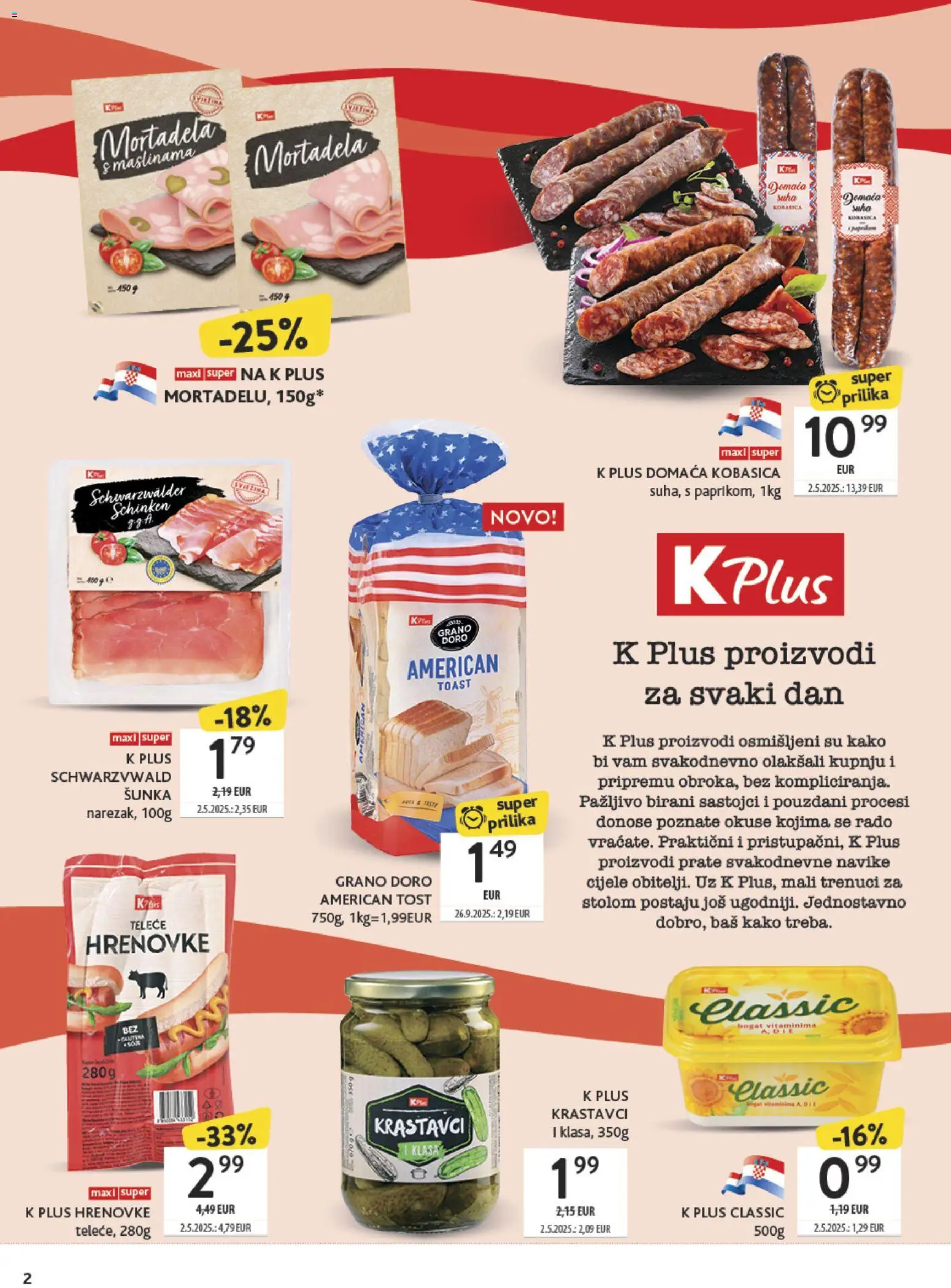 Konzum HR akciós ujság - amely érvényes a következő dátumtól: 19.01.2026 | Oldal: 2