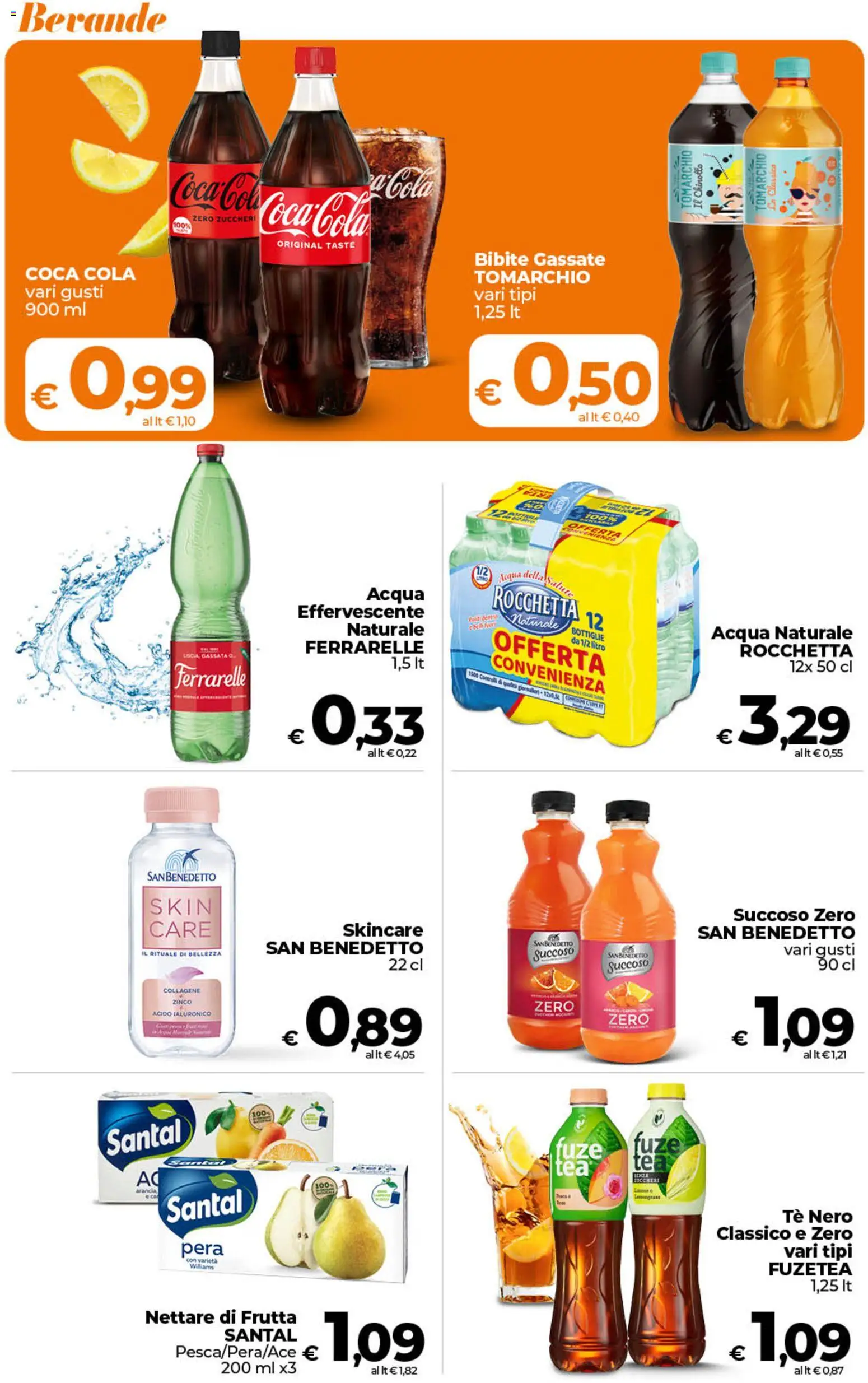Volantino Ipercoop del 07.04.2026 | Pagina: 45 | Prodotti: Tè, Chinotto, Acqua naturale, Ferrarelle