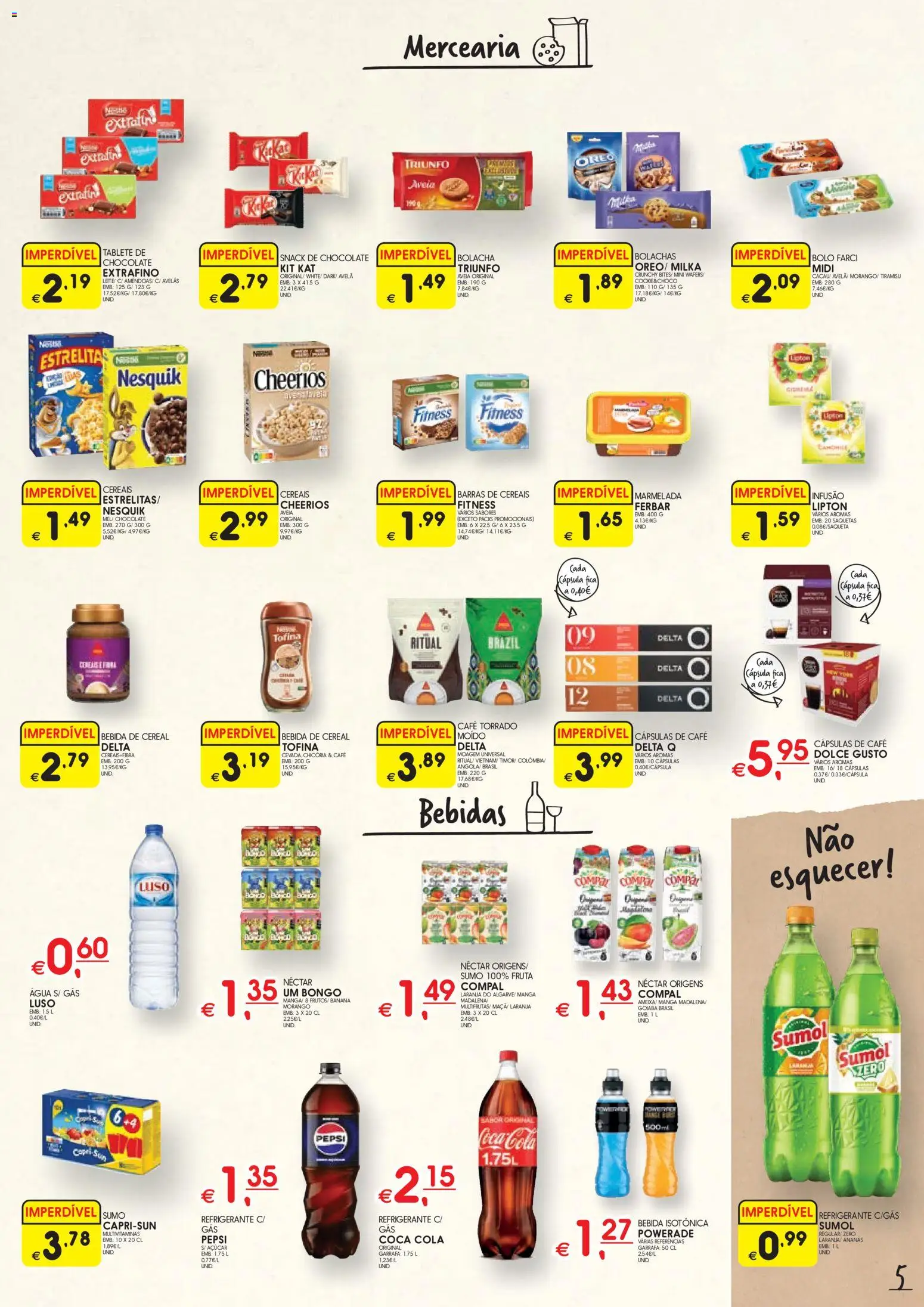 Meu Super folheto │ válido de 08.01.2026 | Página: 5 | Produtos: Aveia, Refrigerante, Banana, Café