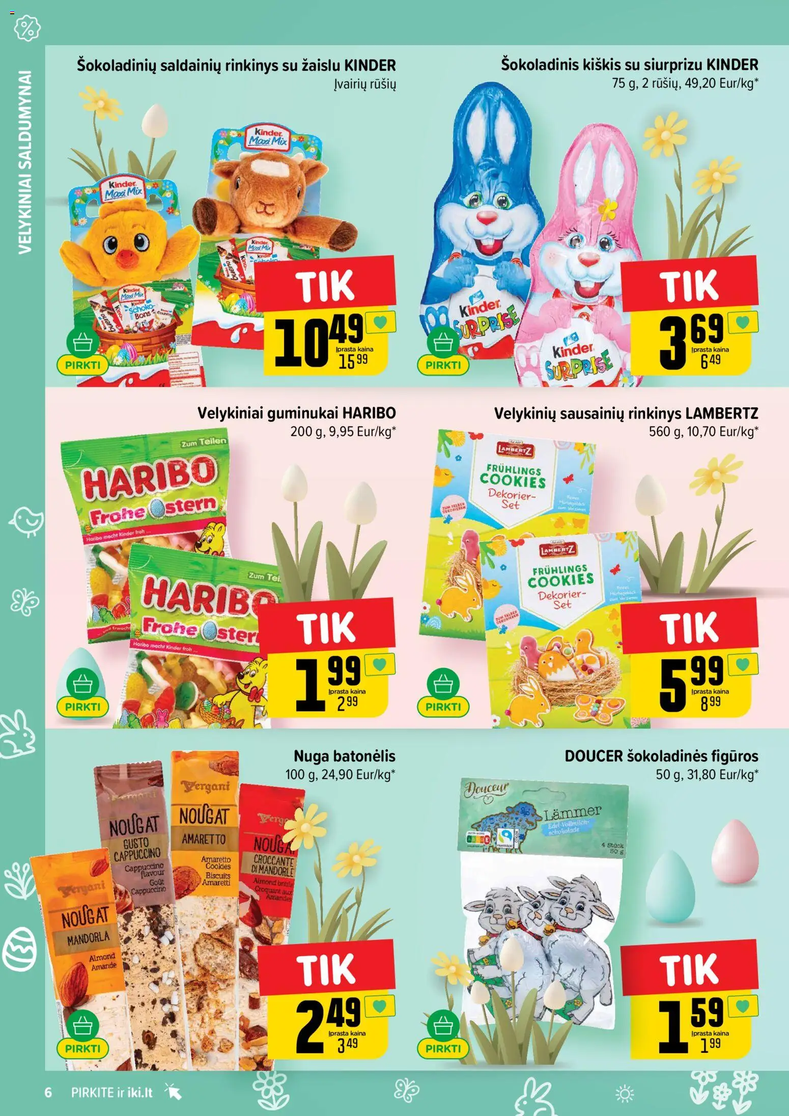 IKI akcijos nuo 23.03.2026 | Puslapis: 6 | Prekių: Guminukai