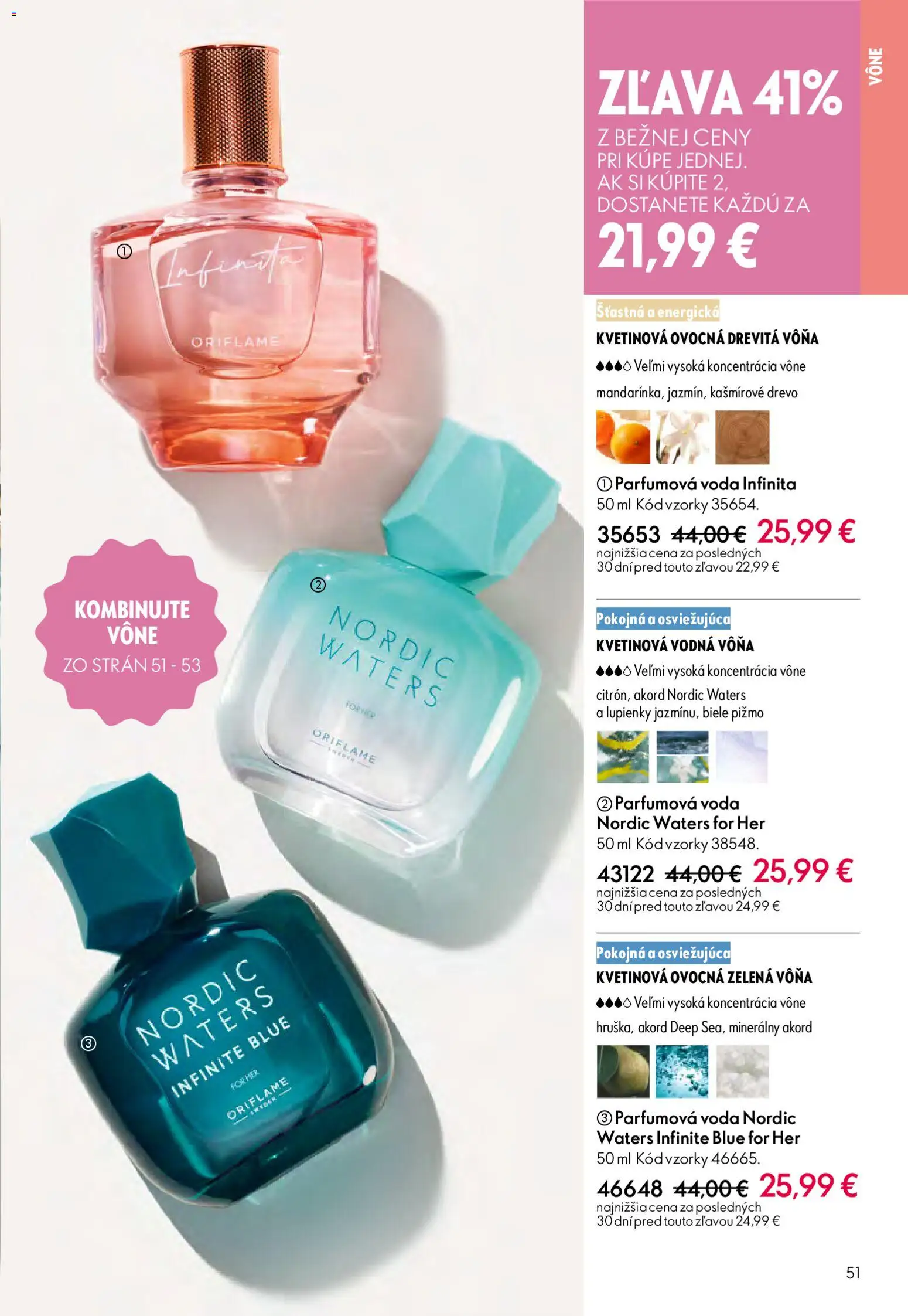Nové Oriflame akcie – leták je platný od 06.05.2026 | Strana: 51 | Produkty: Voda