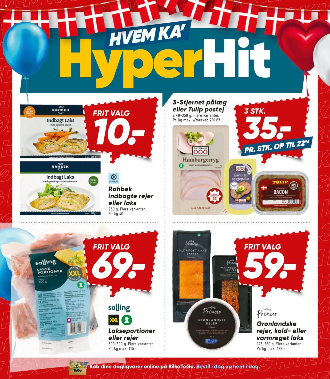 Bilka Tilbudsavis gyldig fra 22.08.2025 | Side: 12 | Produkter: Pålæg, Bacon, Hamburgerryg, Spinat