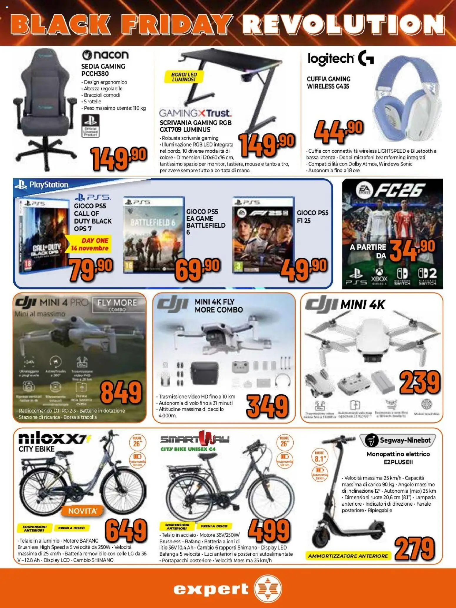 Volantino Expert del 17.11.2025 | Pagina: 14 | Prodotti: Braccioli, Xbox, Gioco, Lampada