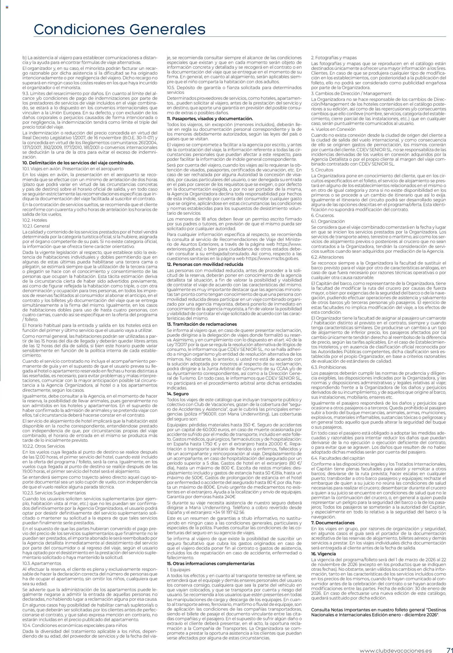 Viajes El Corte Inglés Zona Norte │ válido desde el 01.01.2026 | Página: 71