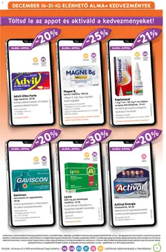 Alma Gyógyszertárak Akciós újság - amely érvényes a következő dátumtól: 01.12.2025 | Oldal: 5