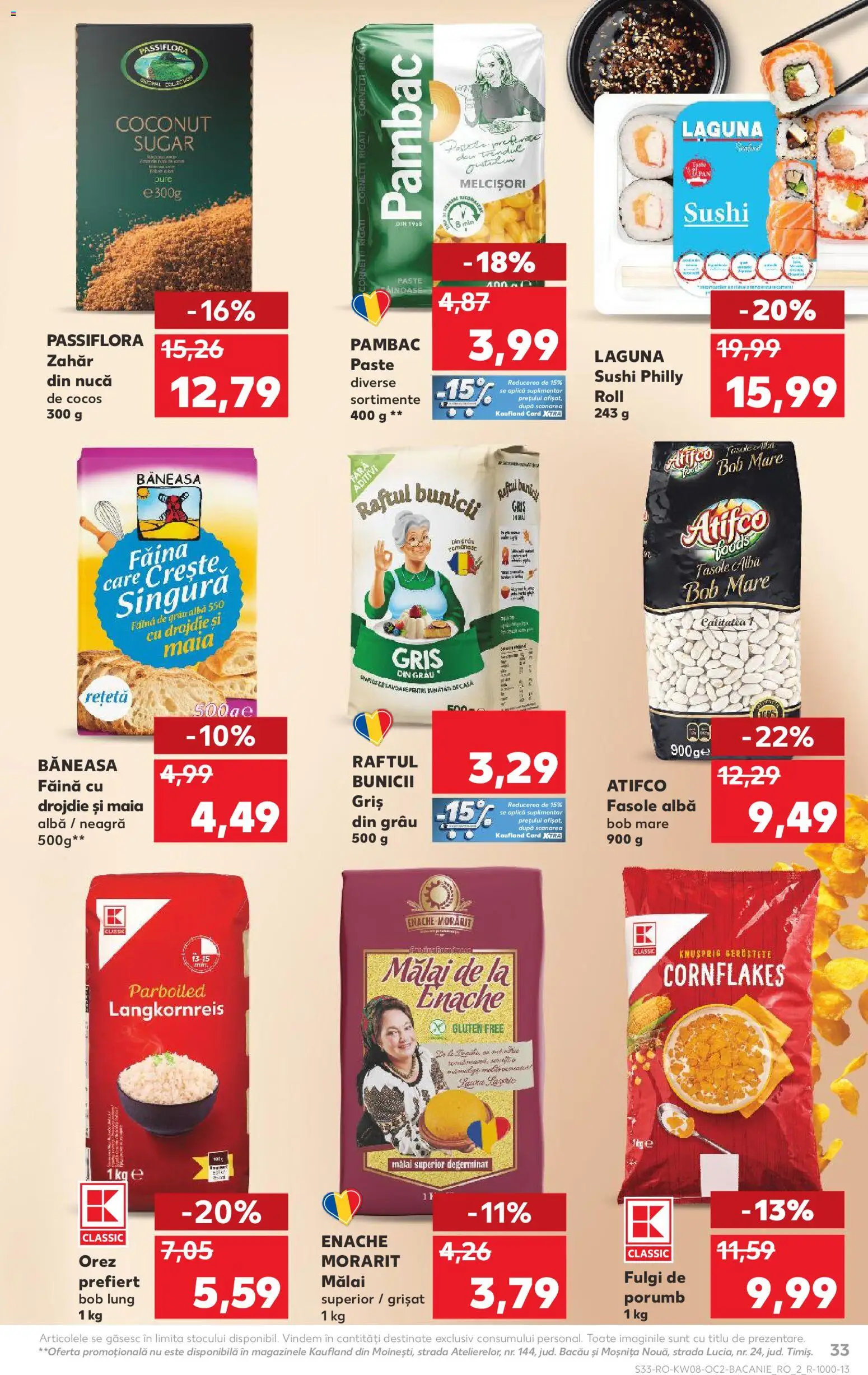 Kaufland RO akciós ujság - amely érvényes a következő dátumtól: 18.02.2026 | Oldal: 33