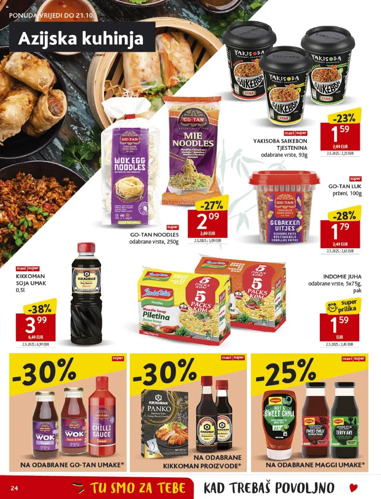 Konzum HR akciós ujság - amely érvényes a következő dátumtól: 08.10.2025 | Oldal: 24 | Termékek: Chili, Maggi