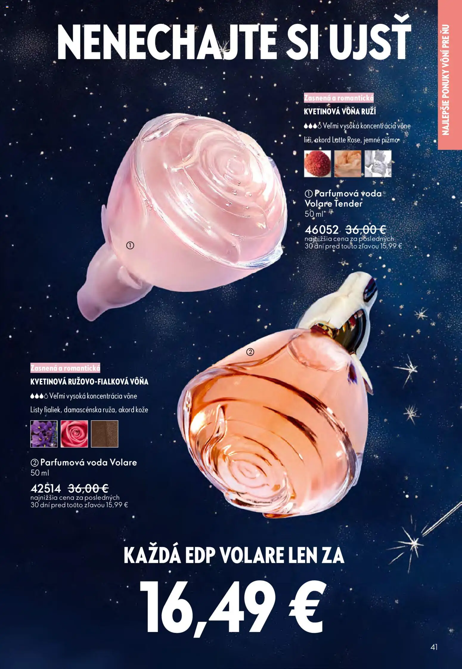 Nové Oriflame akcie – leták je platný od 03.12.2025 | Strana: 41 | Produkty: Voda