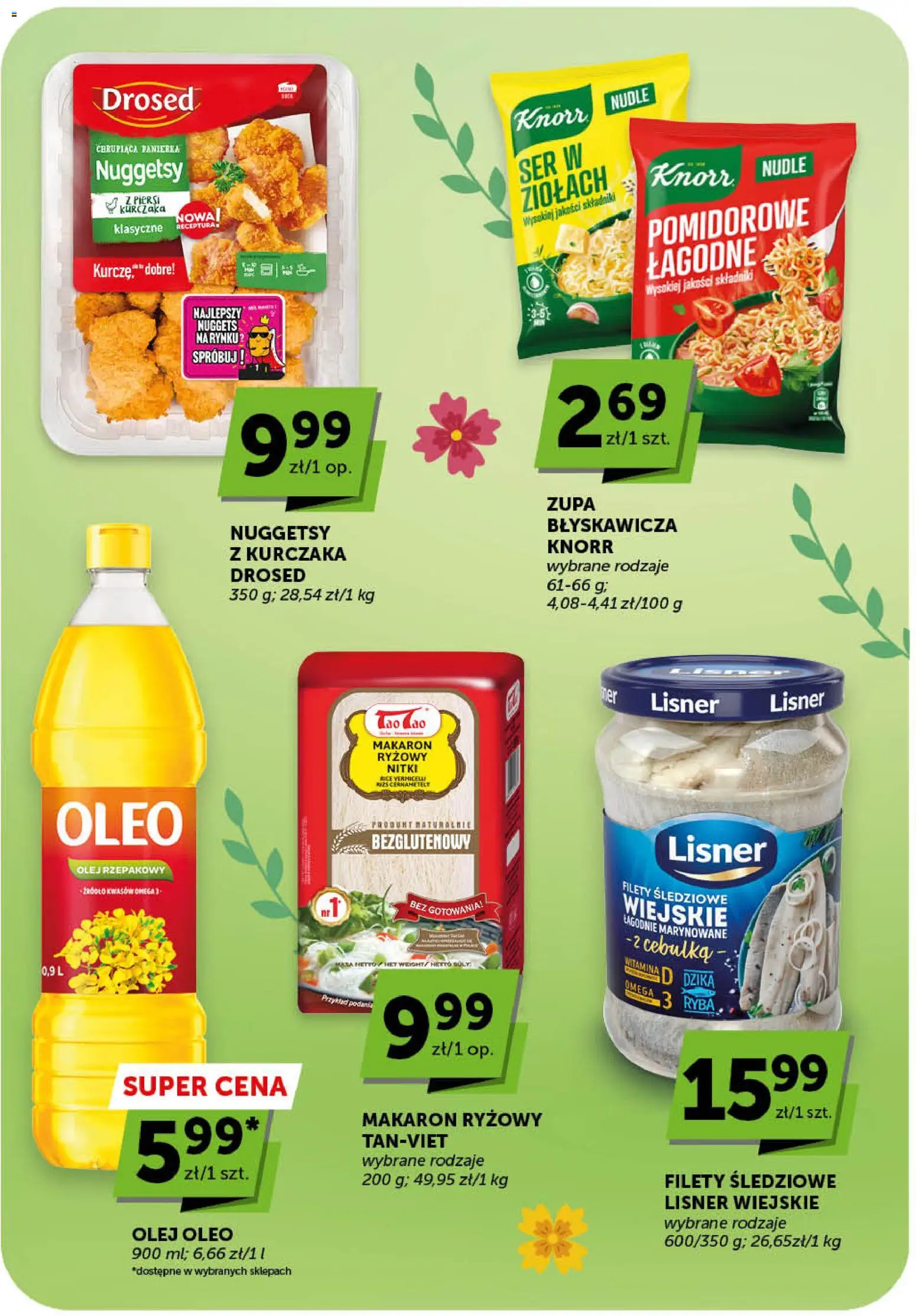 Euro Sklep gazetka od 19.03.2026 | Strona: 25 | Produkty: Olej, Nuggets, Makaron, Ryba