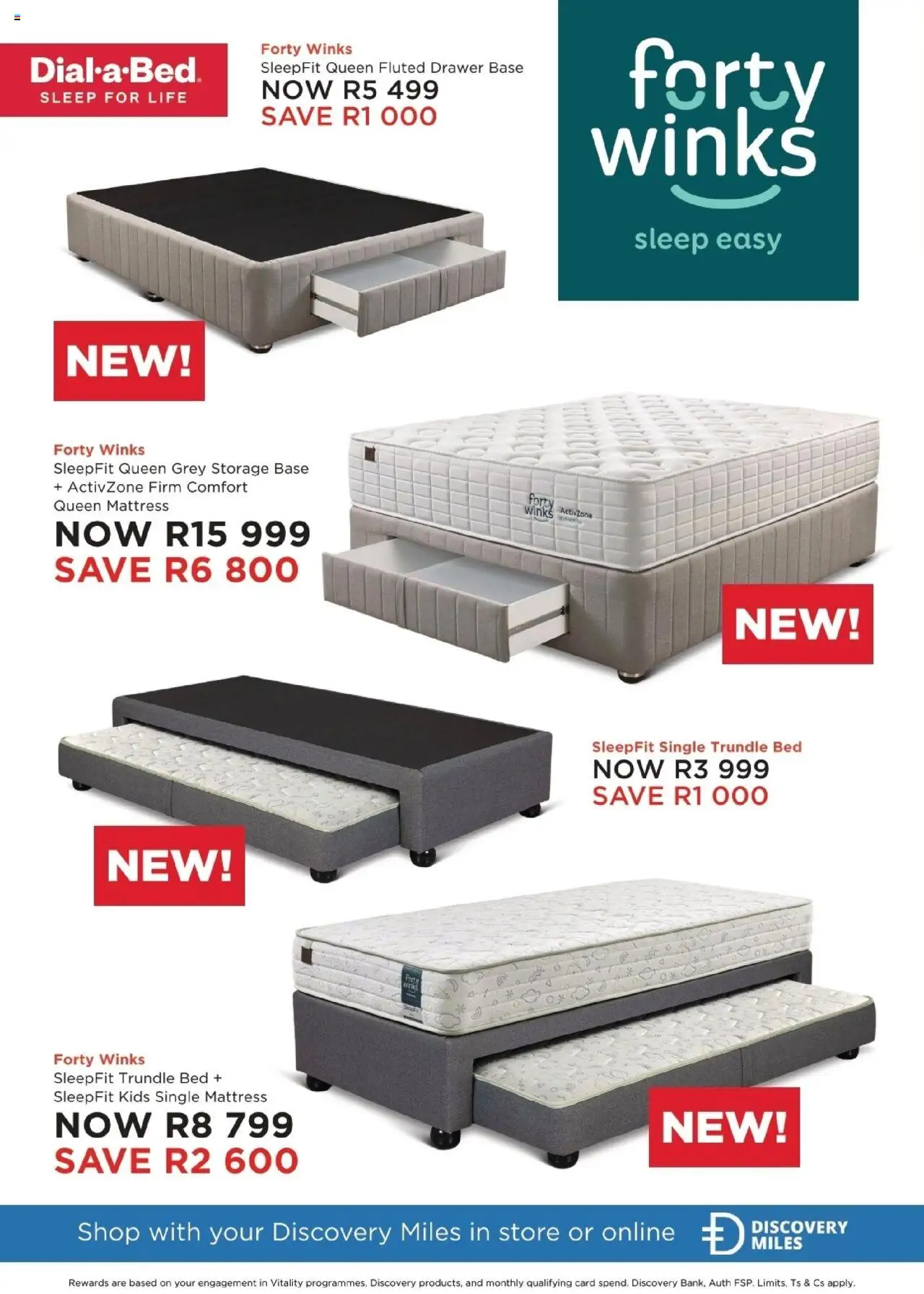 Dial-a-Bed - Forty Winks Up To 30% Off Catalogue │ valid from 25.08.2025 | Page: 18 | Products: Bed, Mattress