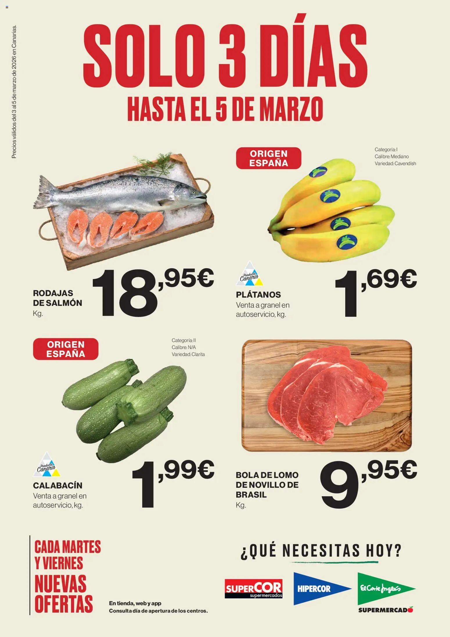 Supercor Canarias │ válido desde el 03.03.2026 | Página: 1 | Productos: Calabacín