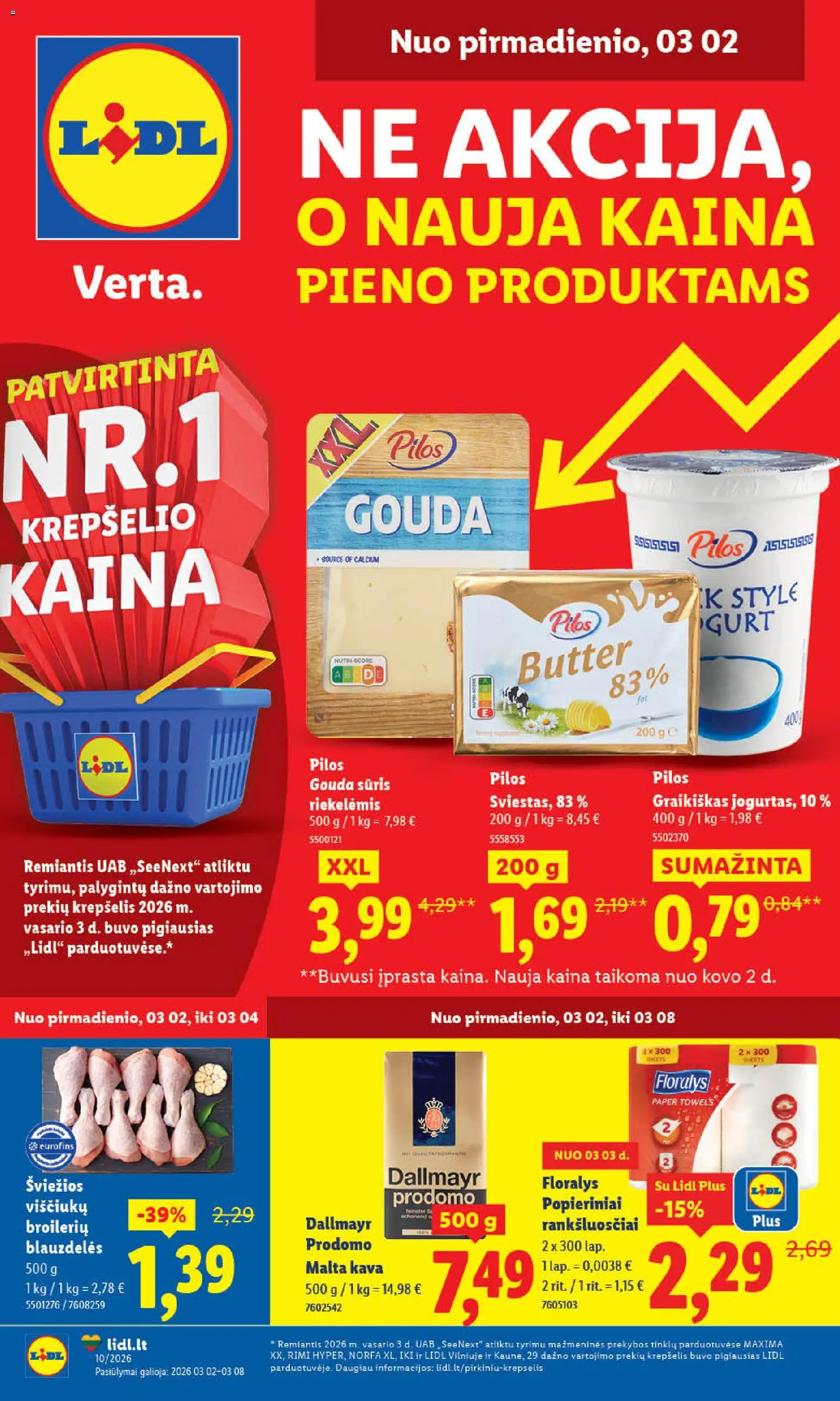 LIDL akcijos nuo 02.03.2026 | Puslapis: 4 | Prekių: Bulvės, Vynuogės, Apelsinai