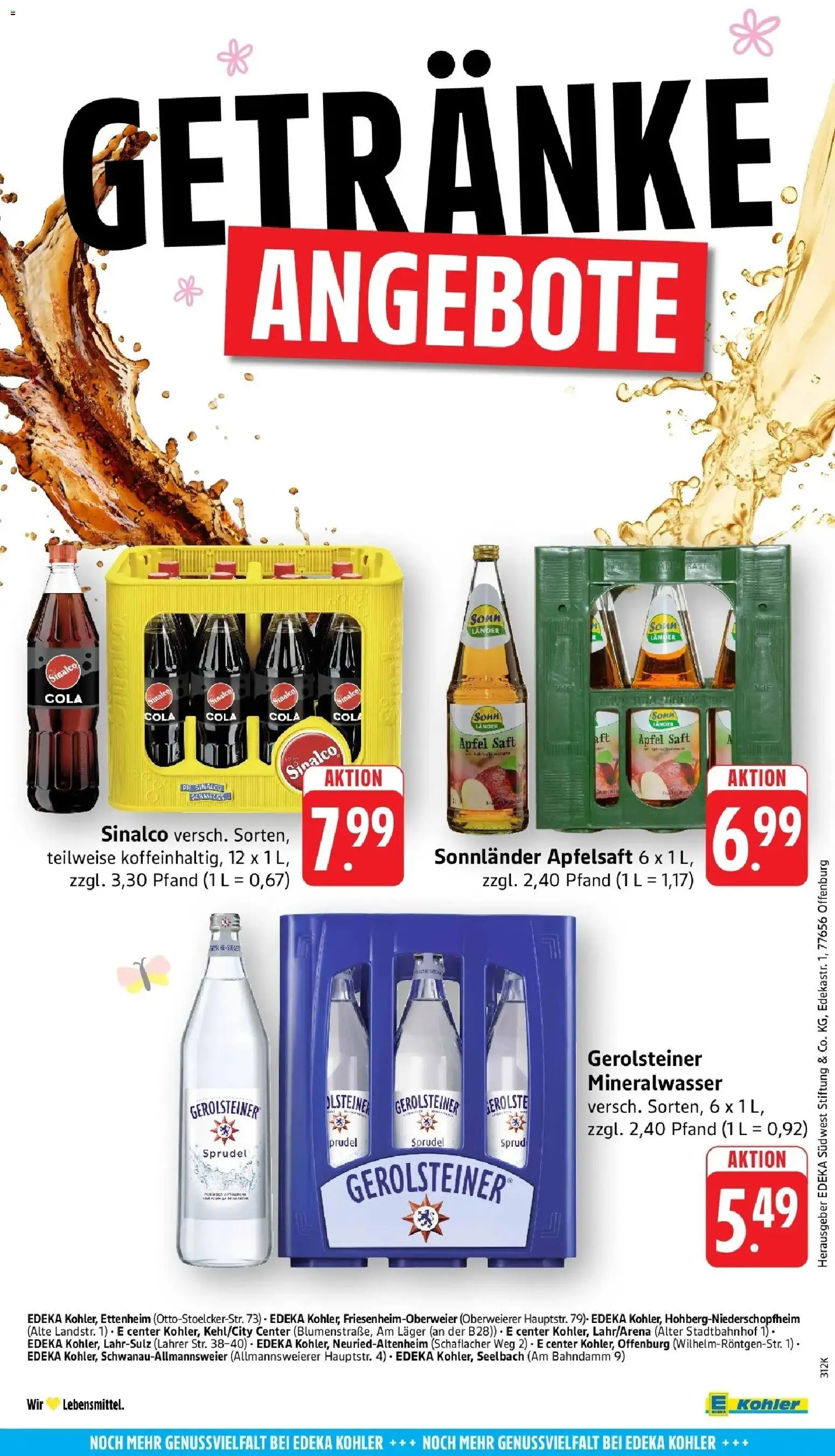 Edeka prospekt Ettenheim	 – gültig ab 22.03.2026 | Seite: 53 | Produkte: Äpfel, Apfelsaft, Mineralwasser, Saft