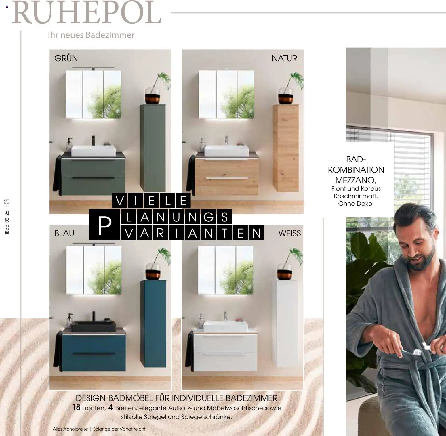 Zurbrüggen Bad Design Trends – gültig ab 23.03.2026 | Seite: 20 | Produkte: Bad, Spiegel