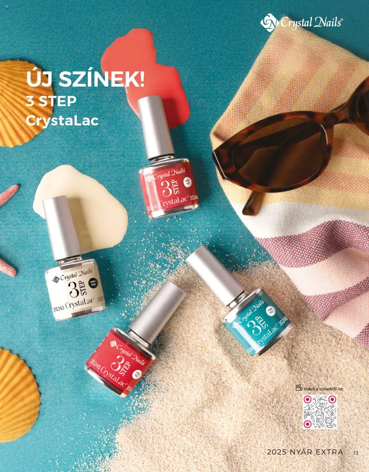 Crystal Nails akciós ujság - amely érvényes a következő dátumtól: 01.06.2025 | Oldal: 13 | Termékek: Videó