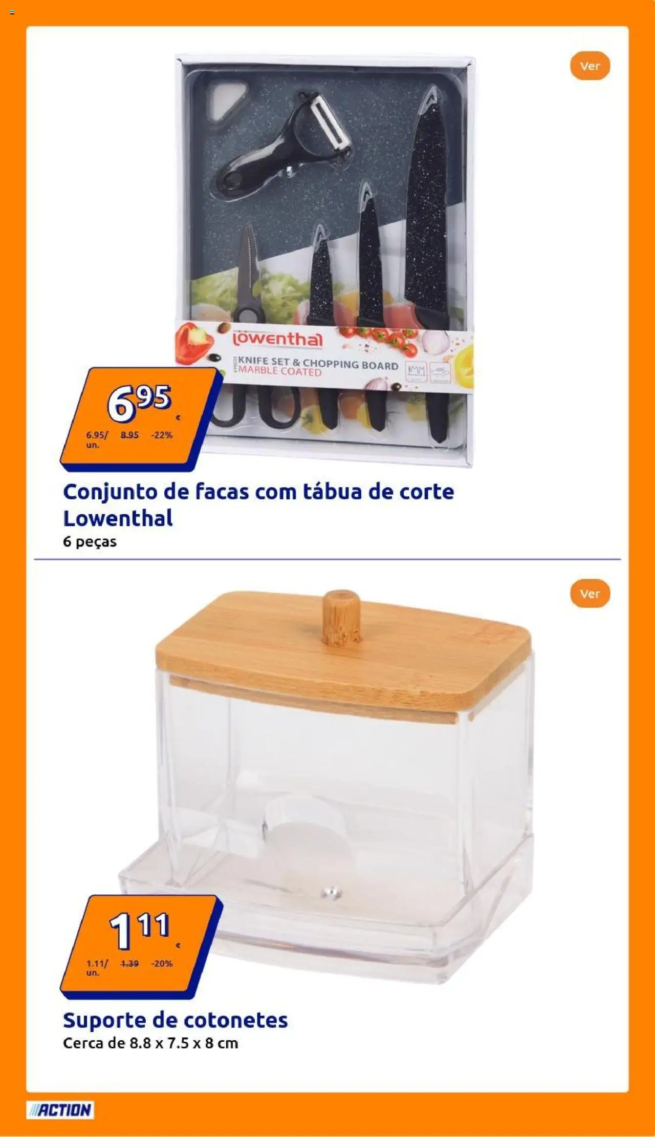 Action - Action PT week 32 2025 │ válido de 06.08.2025 | Página: 27 | Produtos: Tábua, Cotonetes