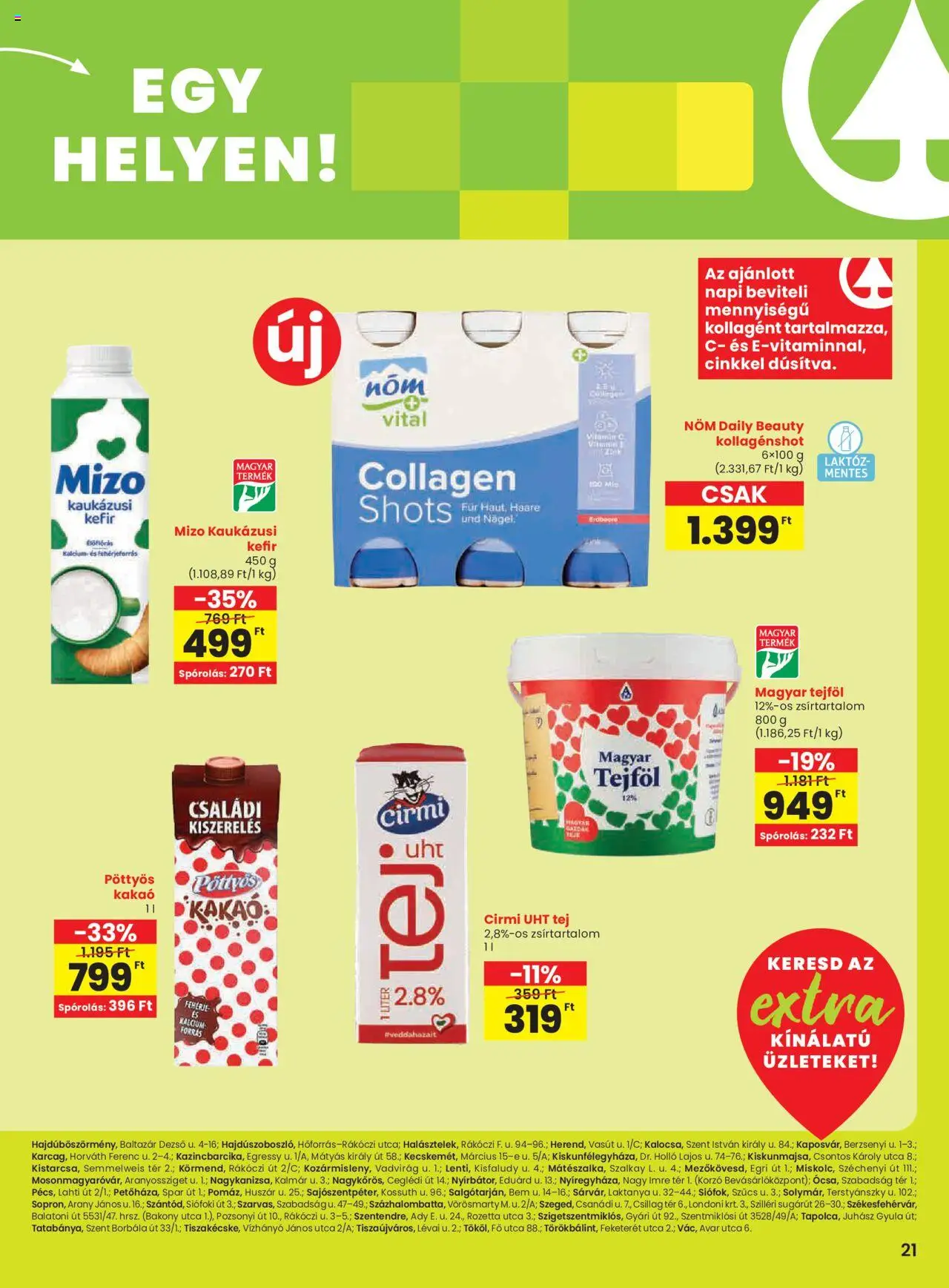 Spar akciós ujság - amely érvényes a következő dátumtól: 21.08.2025 | Oldal: 2 | Termékek: Fehérje, Tej, Vitamin c, Tejföl