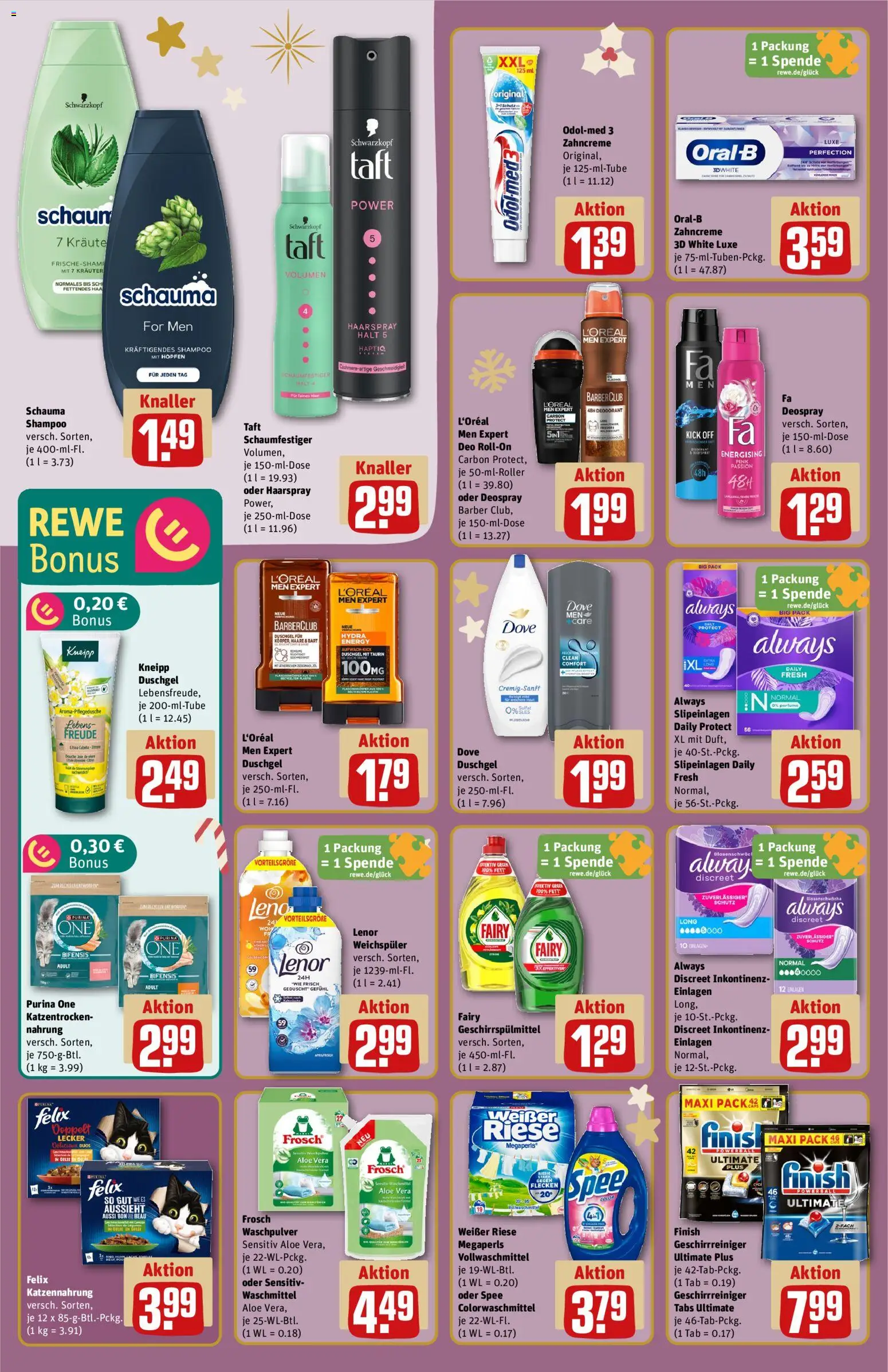 Rewe ihr Kaufpark Prospekt 	 – gültig ab 15.12.2025 | Seite: 24 | Produkte: Haarspray, Duschgel, Deodorant, Waschmittel