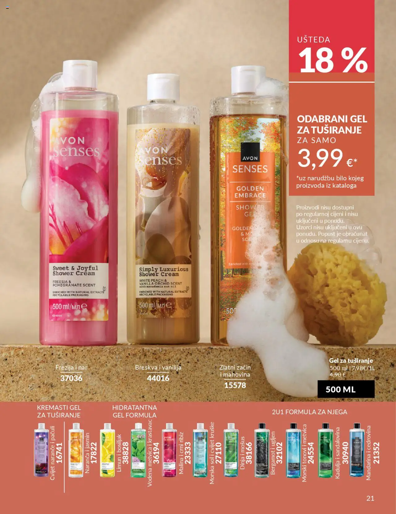 Avon katalog | vrijedi od 30.09.2025 | Stranica: 21 | Proizvodi: Naranče, Limun, Bosiljak, Dinja