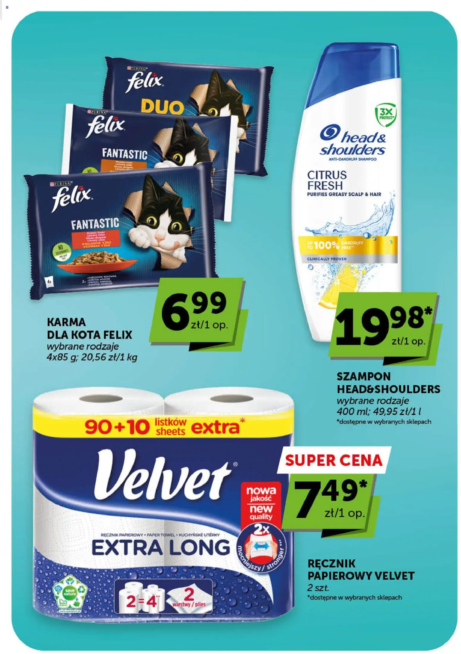 Groszek gazetka od 23.04.2026 | Strona: 33 | Produkty: Szampon, Ręcznik papierowy