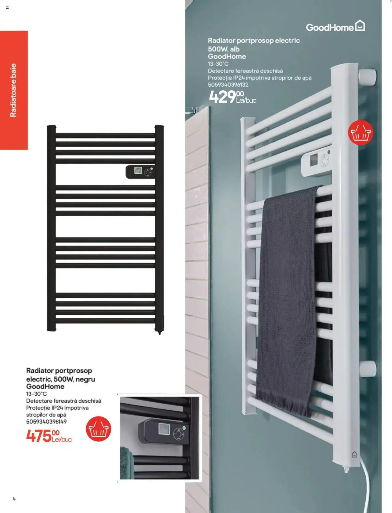 Brico Depot catalog - Încălzire – valabil de la 01.11.2024 | Pagină: 4 | Produse: Fereastră, Apă