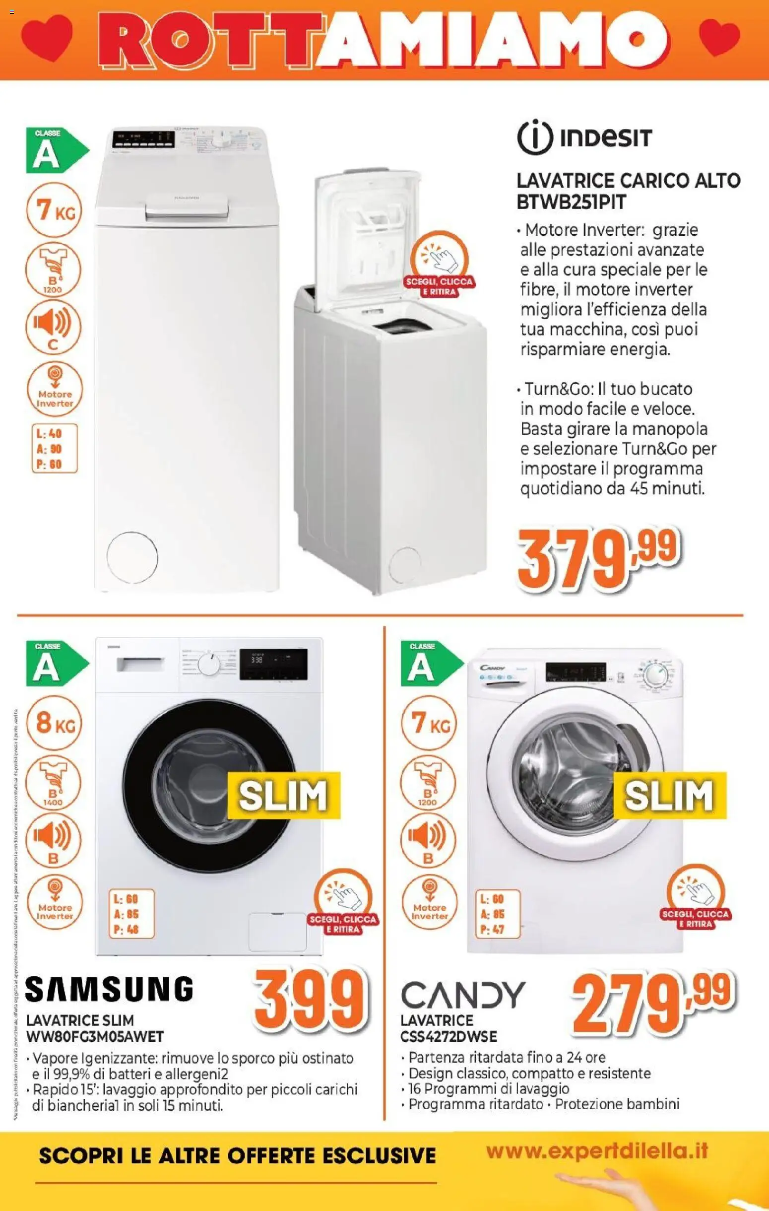 Volantino Expert del 29.01.2026 | Pagina: 3 | Prodotti: Lavatrice, Samsung