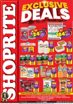Shoprite specials catalogue – valid from 10.11.2025