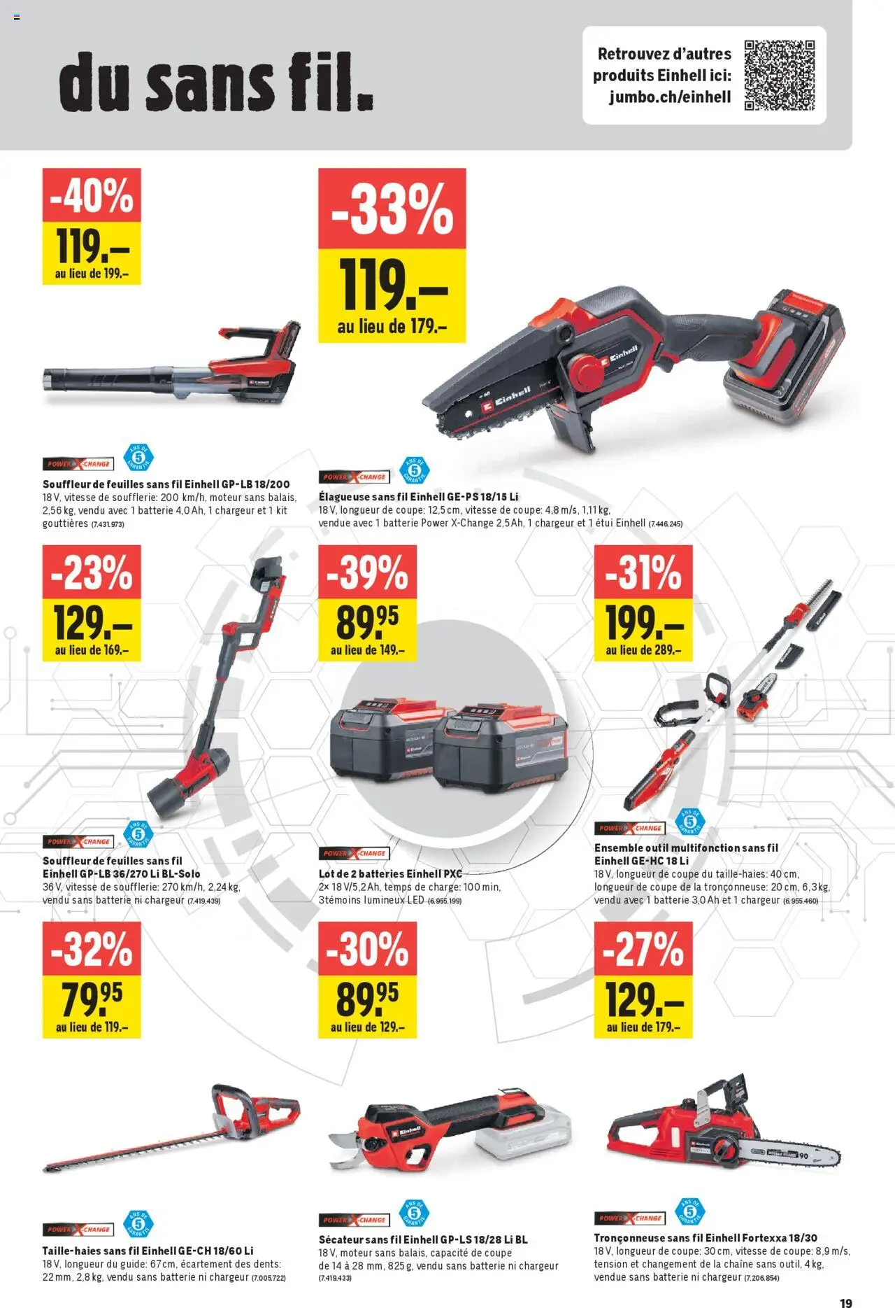 Jumbo Aktionen FR – gültig ab 09.10.2025 | Seite: 19 | Produkte: Batterie
