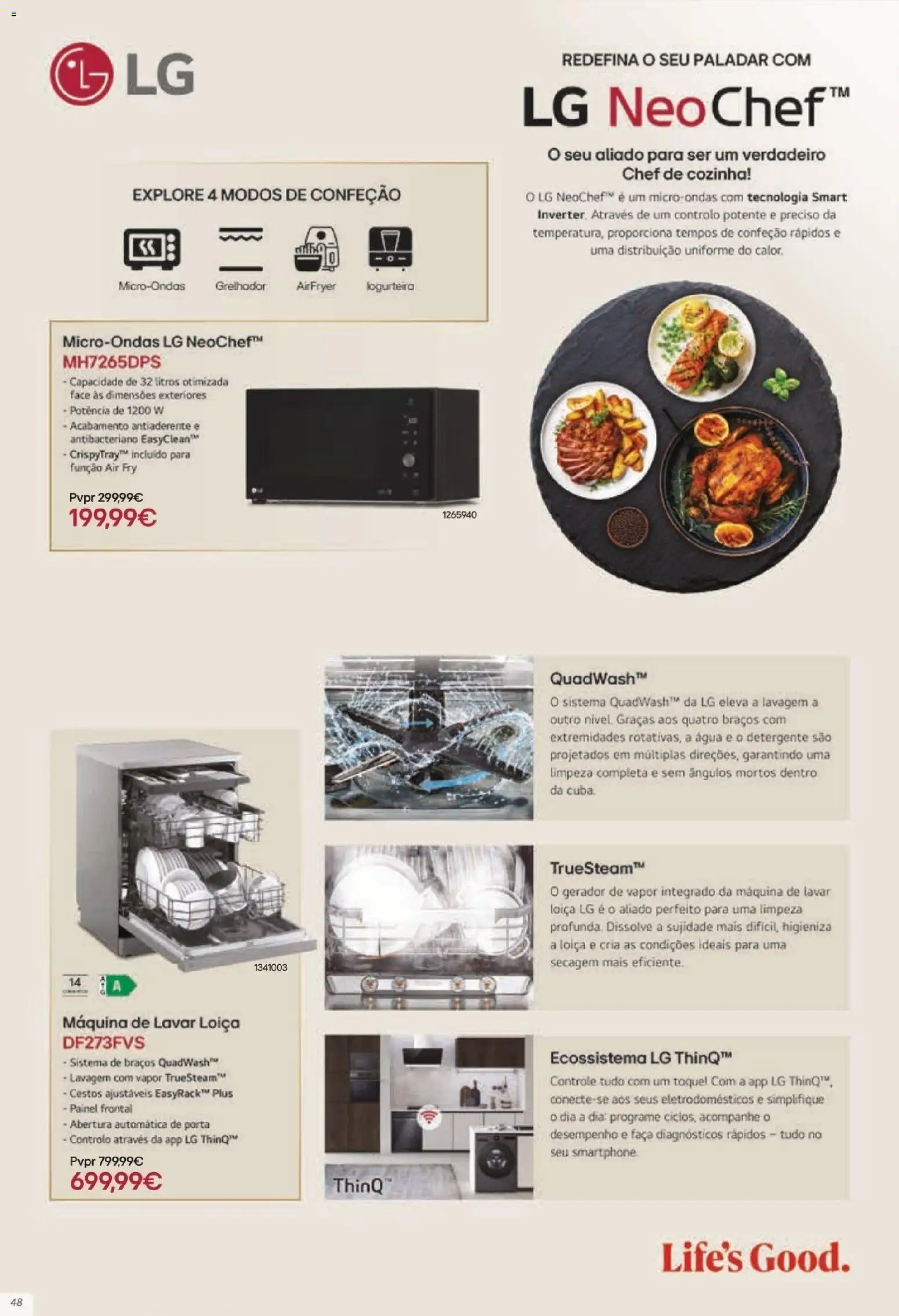 Radio Popular - Especial Natal │ válido de 05.12.2025 | Página: 48 | Produtos: Faca, Máquina de lavar, Detergente, Microondas