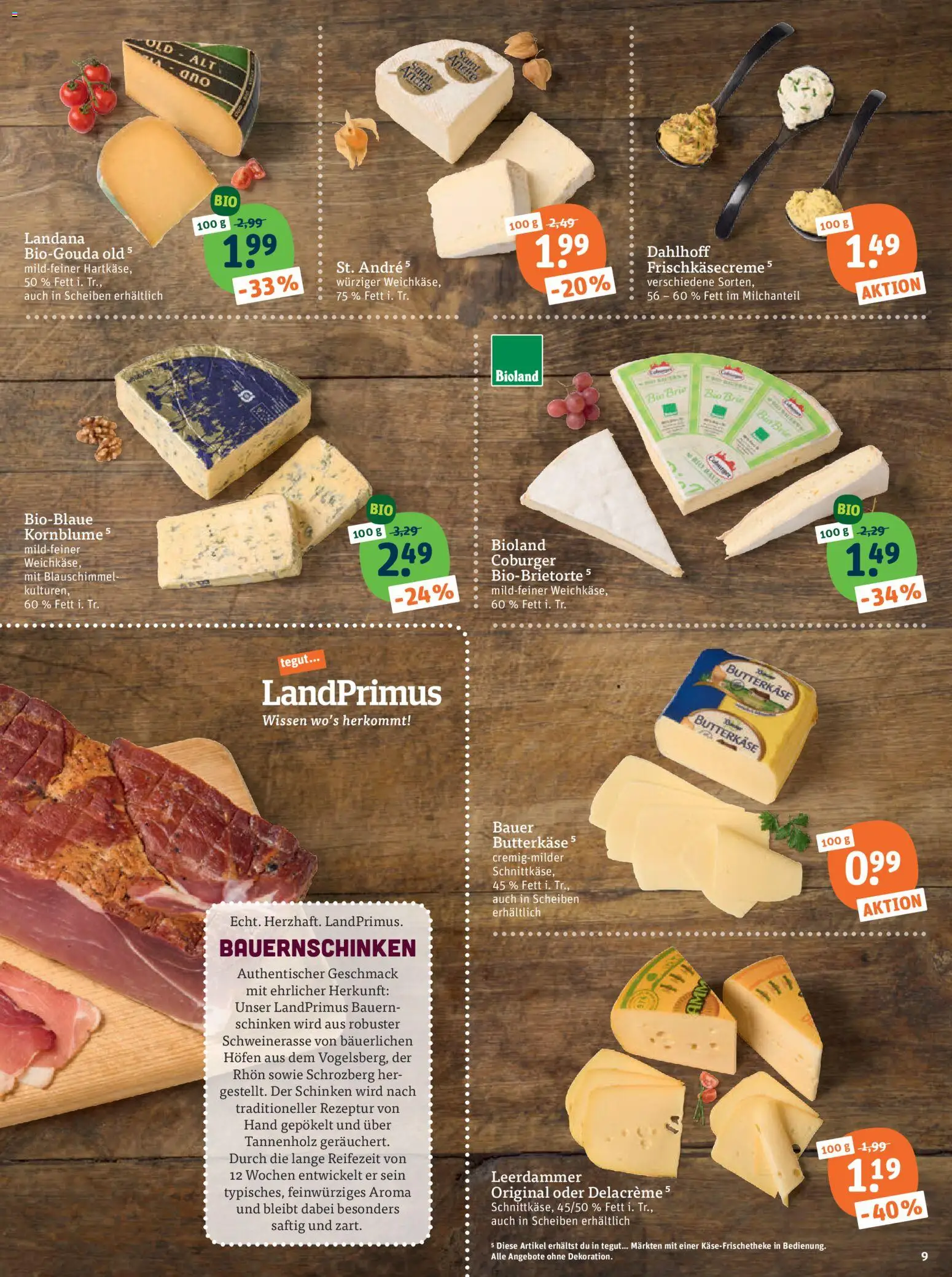 Tegut Prospekt – gültig ab 29.12.2025 | Seite: 11 | Produkte: Leerdammer, Schinken