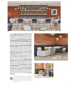 Anteprima del volantino Poltrona PULP, Legno certificato FSC. Tessuto riciclato. Rivestimento in 100% poliestere, di cui il 50% riciclato, con motivo jacquard colore beige e kaki; gambe color ottone dorato. Base girevole a 360°. Altezza della seduta: 40 cm. Larg. 73 cm x prof. 72 cm x alt. 76 cm. valido a partire dal 14.04.2025 | Pagina: 7