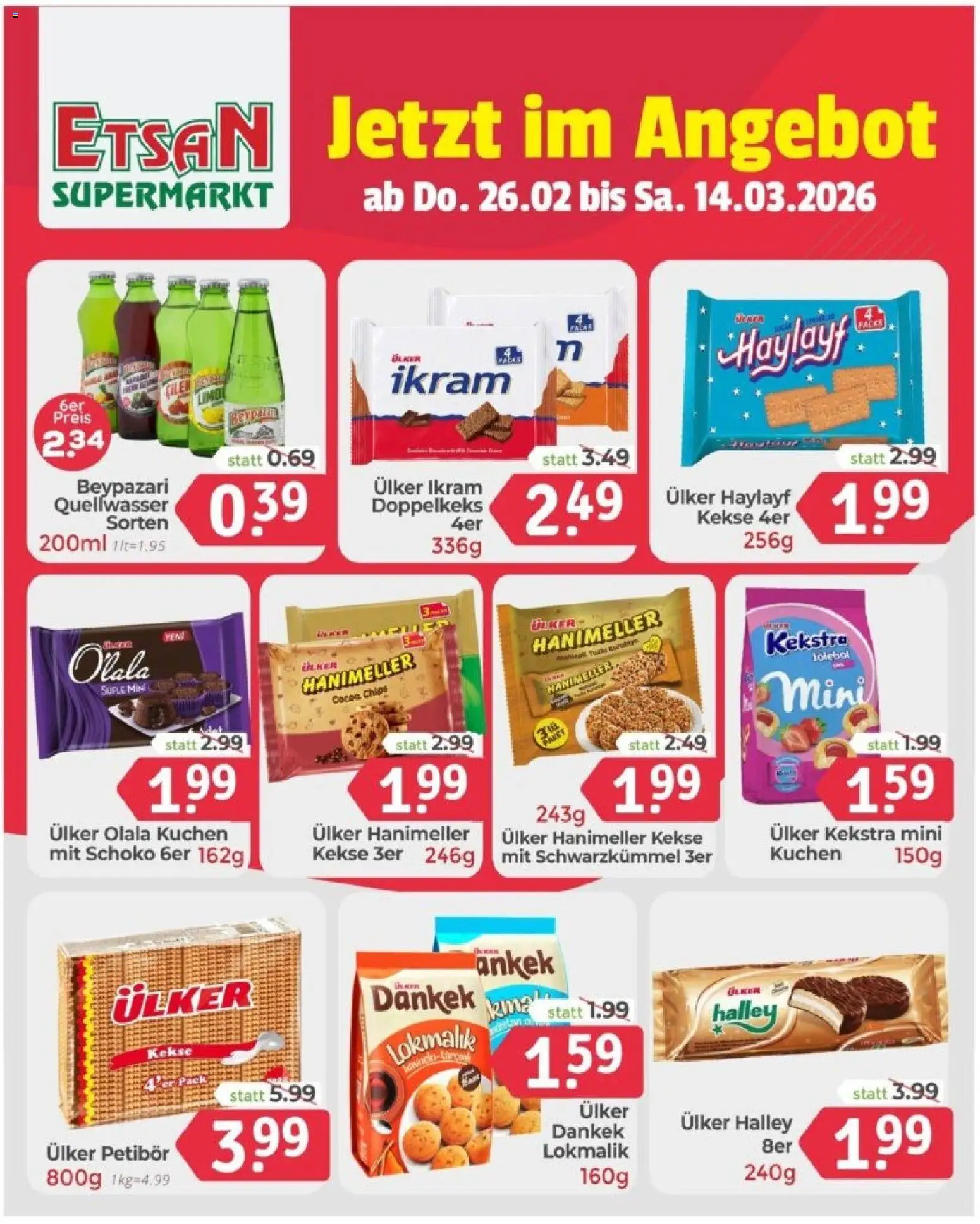 ETSAN Obst und Gemüse gültig ab 06.03.2026 | Seite: 6 | Produkte: Kekse