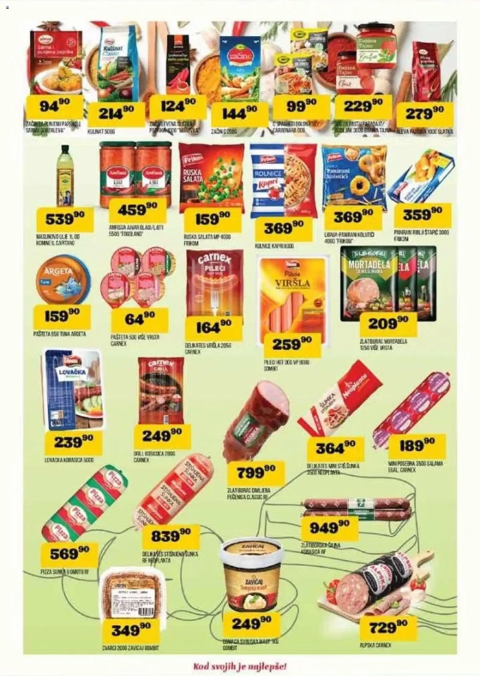 VP Dima katalog - važi od 01.01.2026 | Strana: 4 | Proizvode: Ajvar, Salama, Šunka, Kobasica