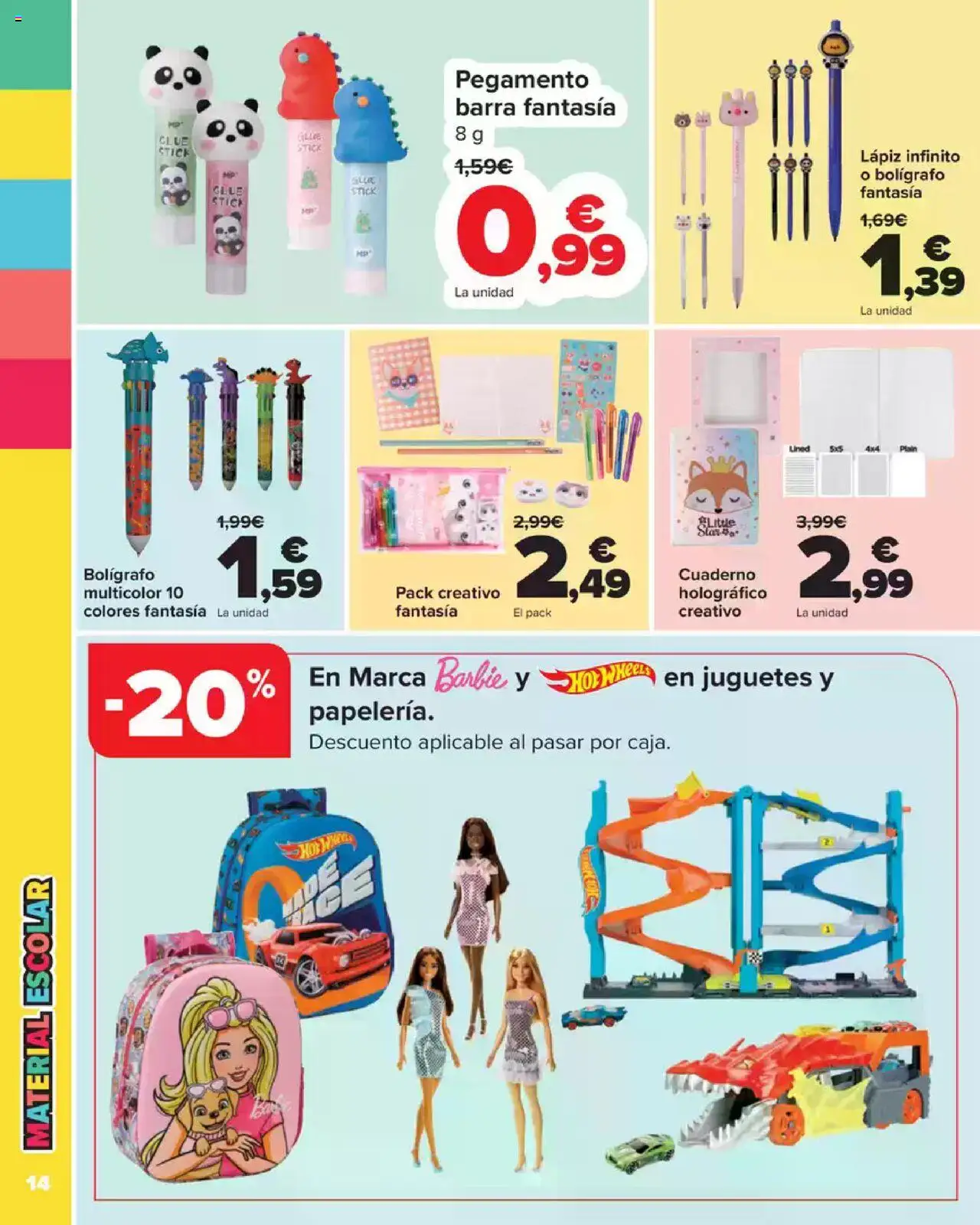 Carrefour Vuelta al Cole │ válido desde el 18.08.2025 | Página: 14 | Productos: Juguetes