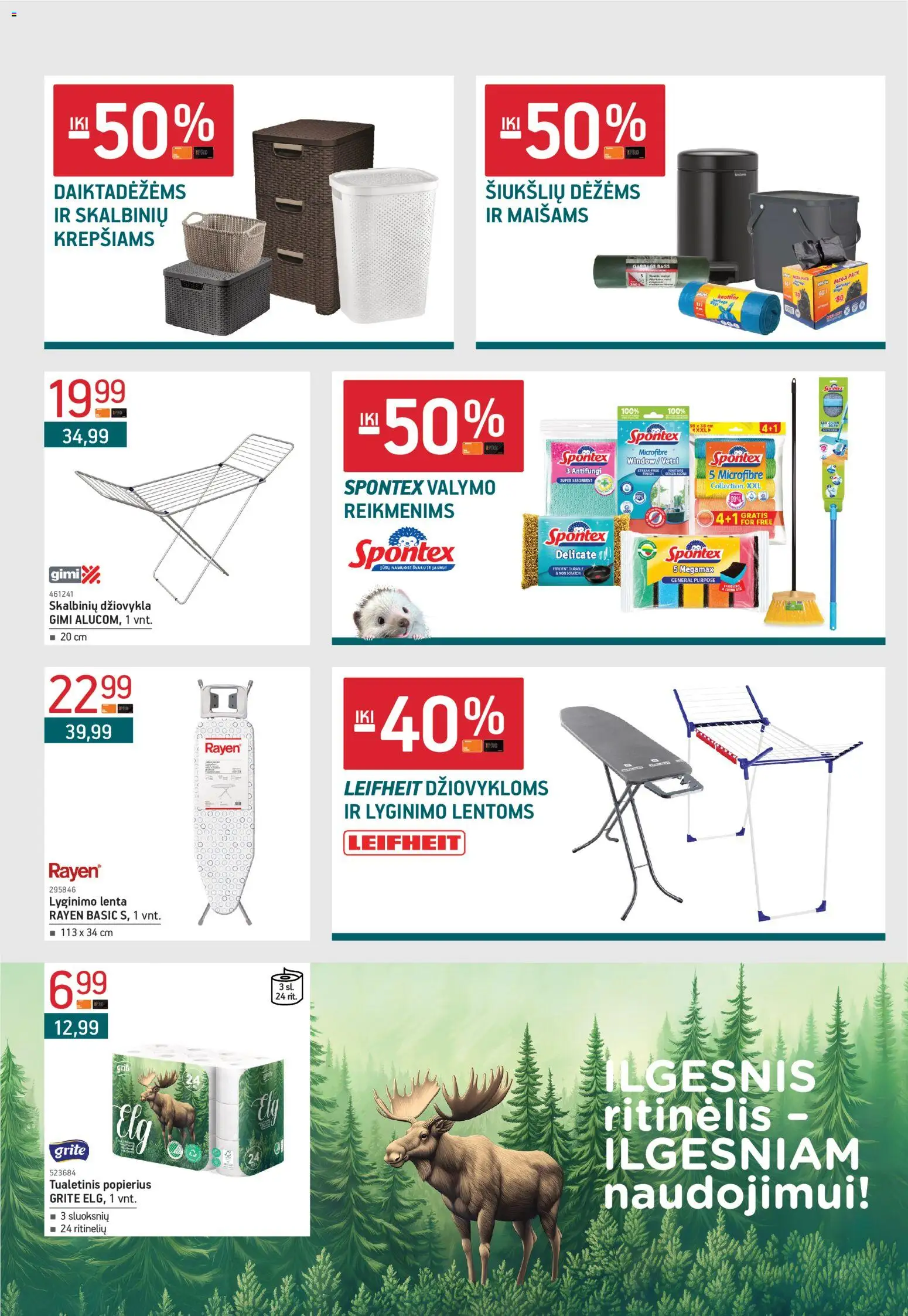 ERMITAŽAS akcijos nuo 02.02.2026 | Puslapis: 31 | Prekių: Džiovykla, Tualetinis popierius