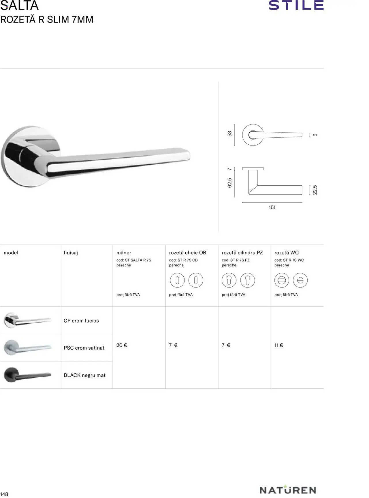 Noul catalog Proges – valabil de la 24.08.2023 | Pagină: 150 | Produse: Cheie reglabilă, Bluză făra mâneci, Mâner, Pantofi fără toc